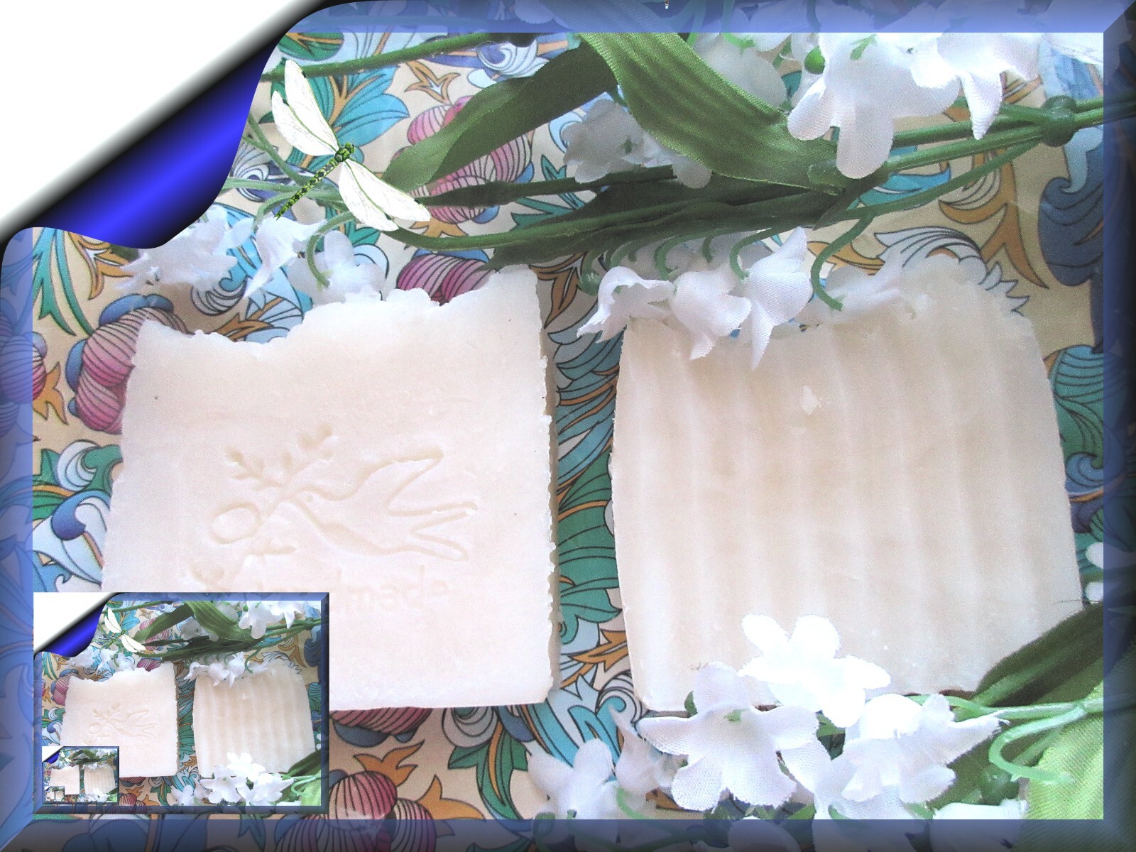 2 100% Organic Aloe Vera & Coconut Oil Shampoo & Body Bars UNSCENTED