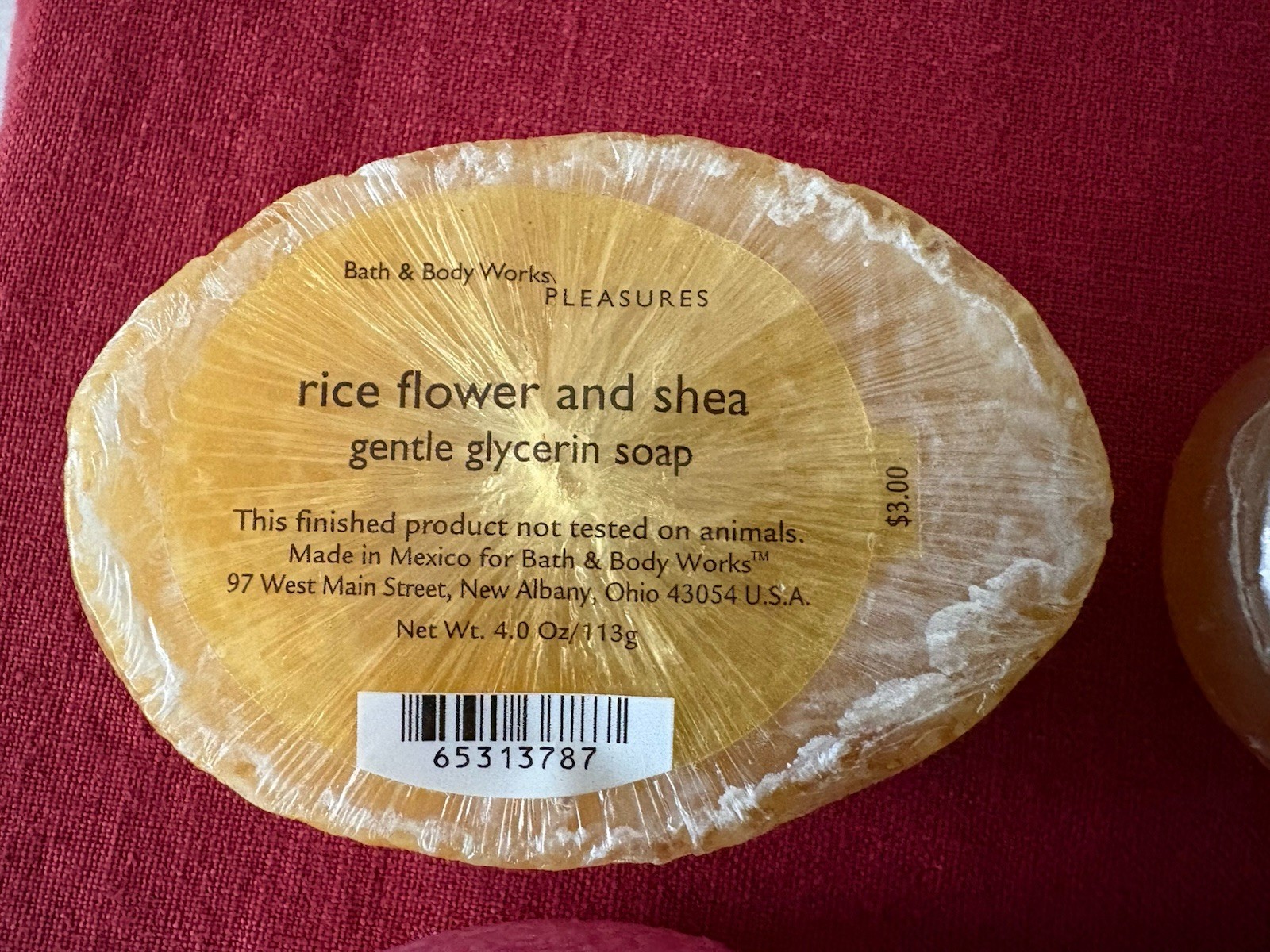 4 Bath & Body Works Gentle Glycerin Bar Soaps Coconut Lime Rice Flower Sweet Pea