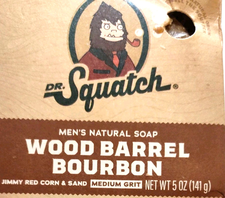 Dr. Squatch Duo Wooden Barrel Soap 5 0z and Invisible Glide Deodorant 2.65 Oz