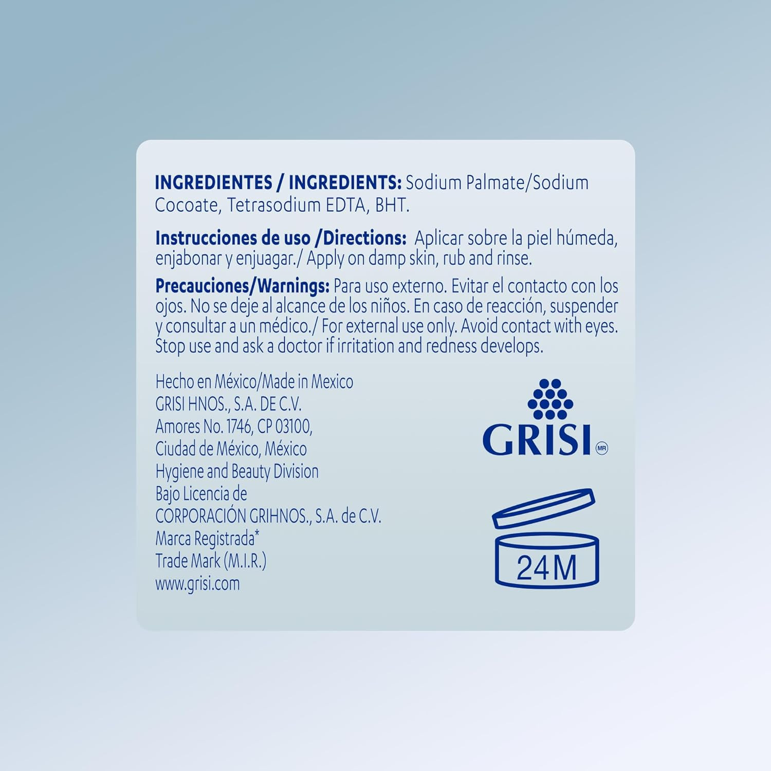 Neutral Hypoallergenic Bar Soap – Fragrance-Free & Dye-Free for Face & Body – Ge