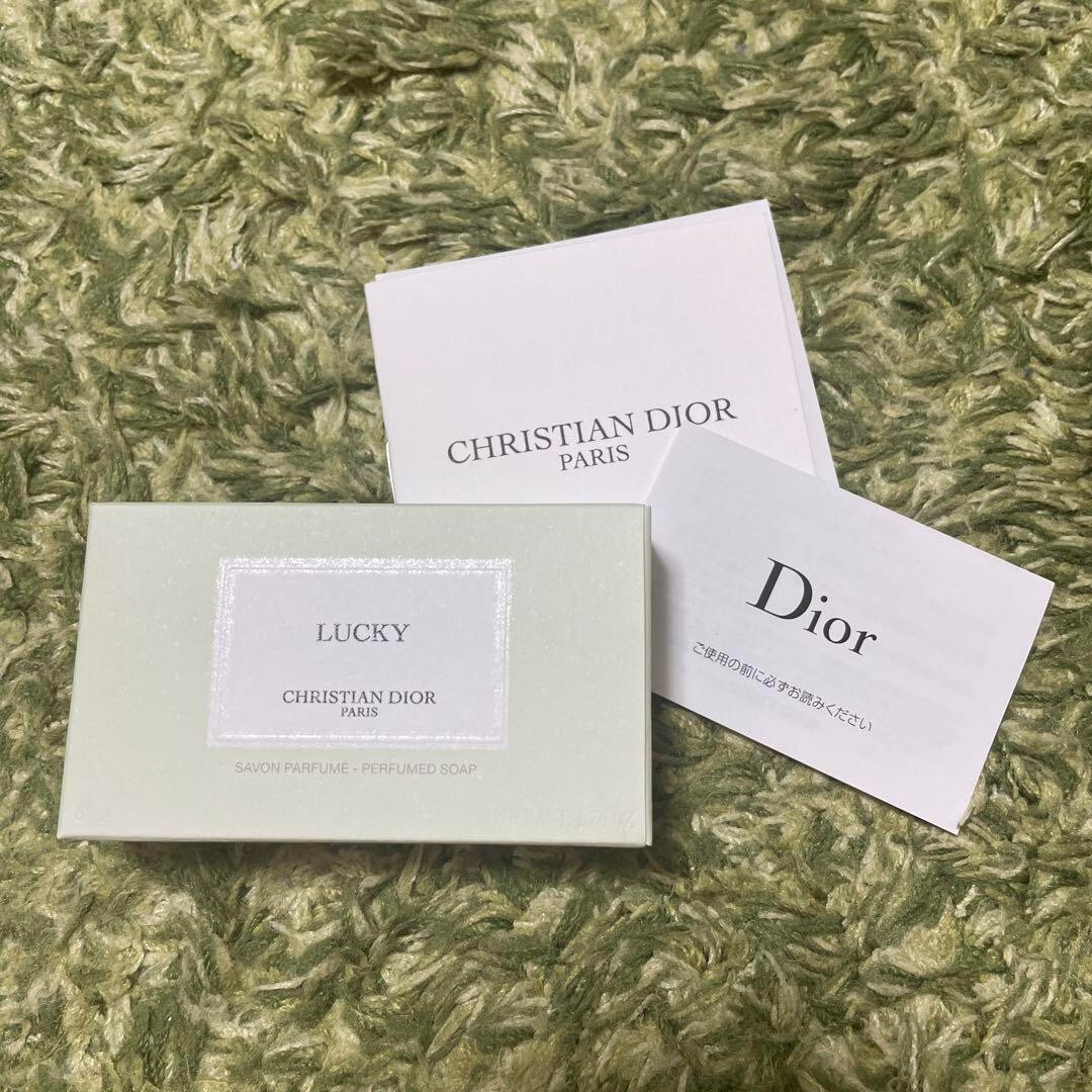 Christian Dior Maison Lucky soap set Soap & Soap Dish Tray Flower Ceramics gift