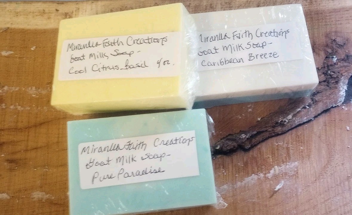 Goat Milk Soap Father’s Day Special Choose Scents 4/$9.95