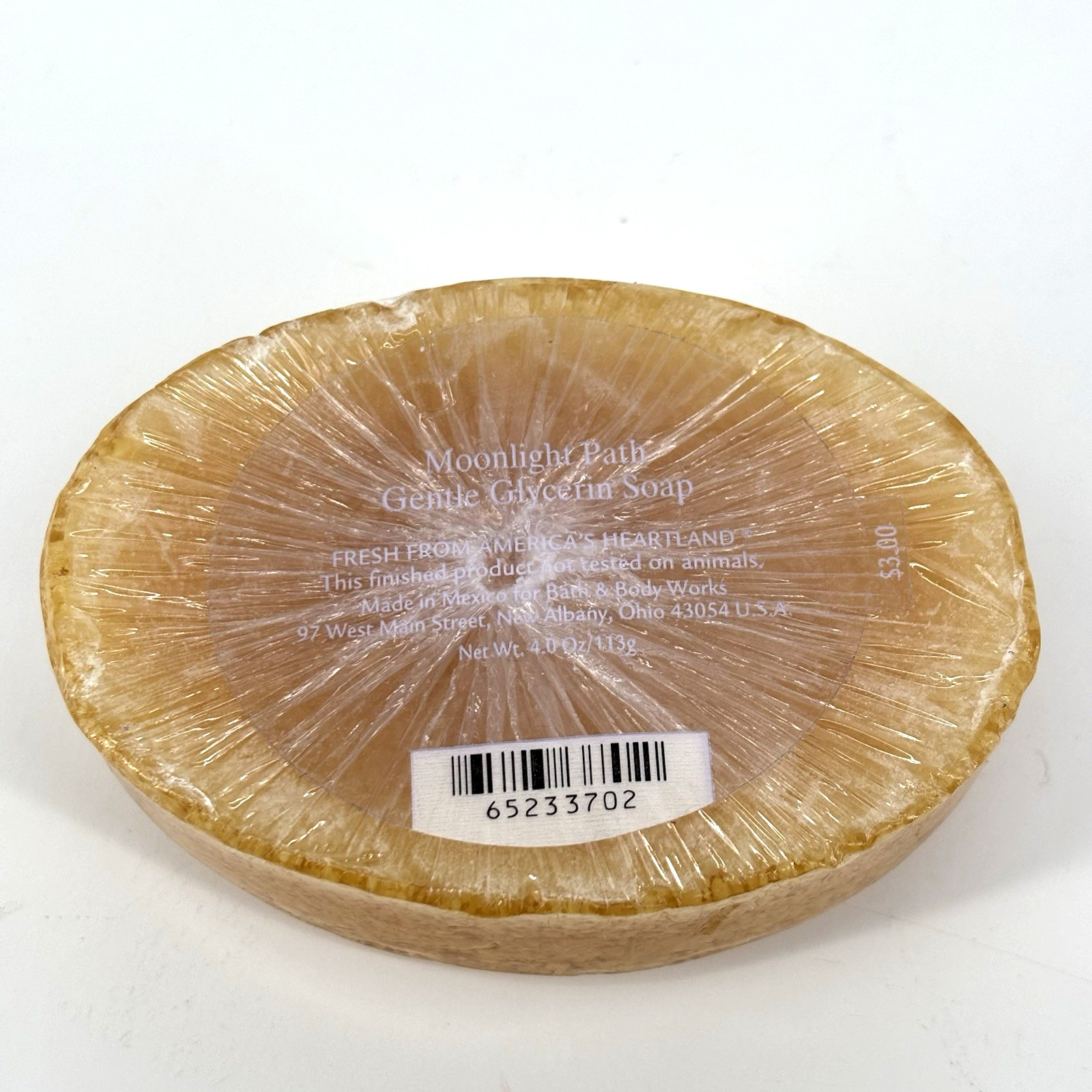 Bath & Body Works MOONLIGHT PATH Gentle Glycerin Soap Bar 4 oz/113g New/Sealed