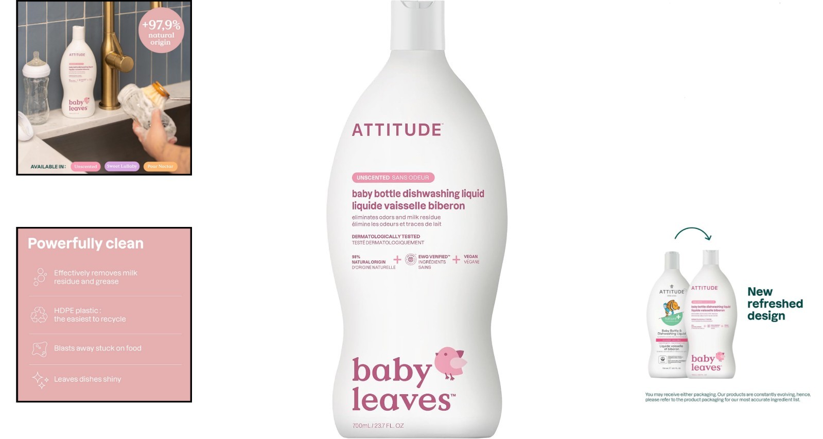 , Fragrance-Free Baby Bottle & Dish Soap – 23.7 Fl Oz – Eco-Friendly