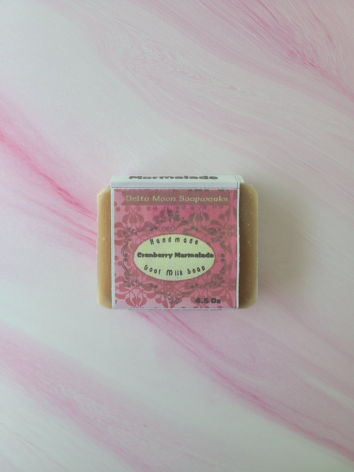 Handmade Cranberry Marmalade Goat Milk Soap, Shea Butter + samples, ships fast