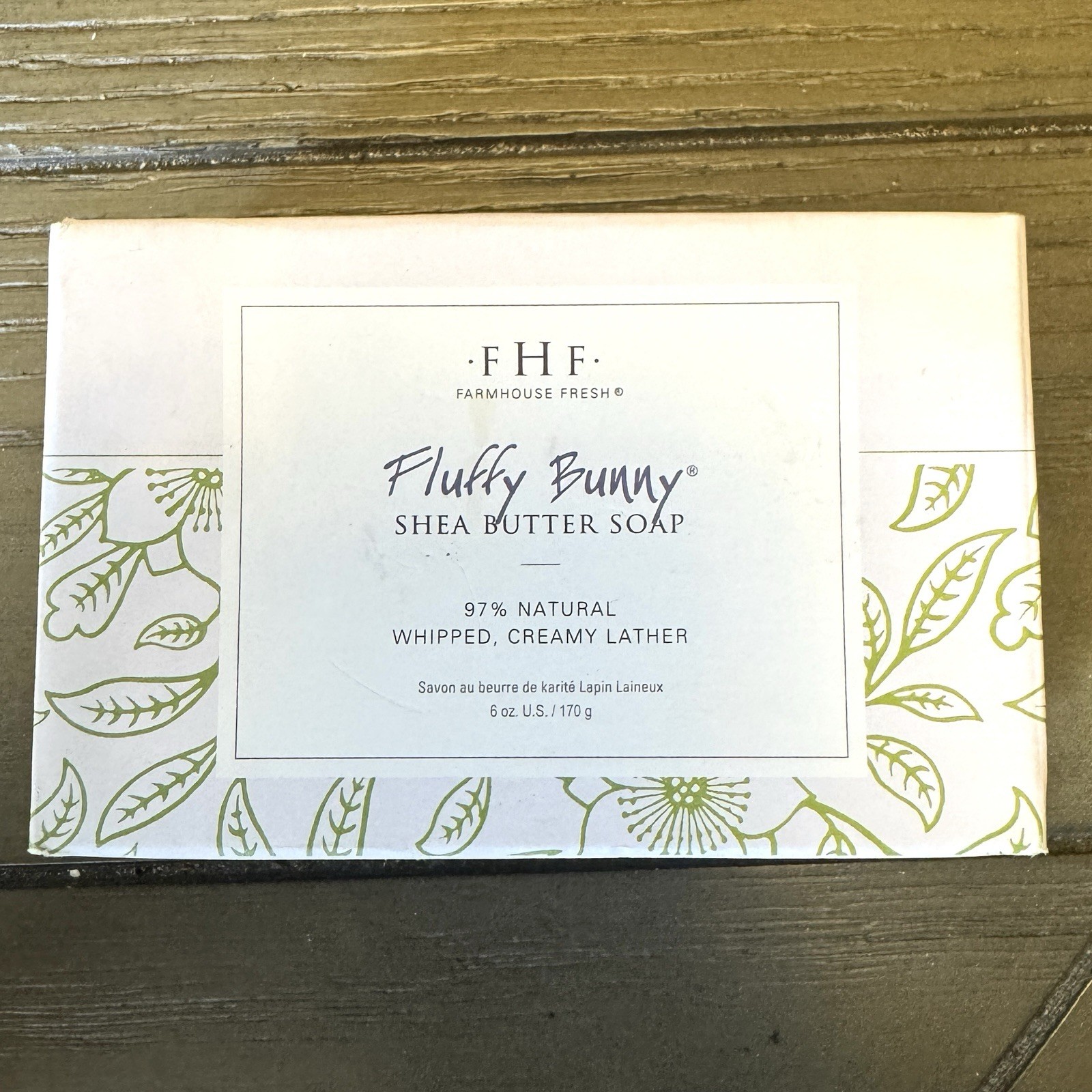 Farmhouse Fresh Fluffy Bunny Shea Butter Bar Soap 6 oz & Sweet Tea Hand Cream