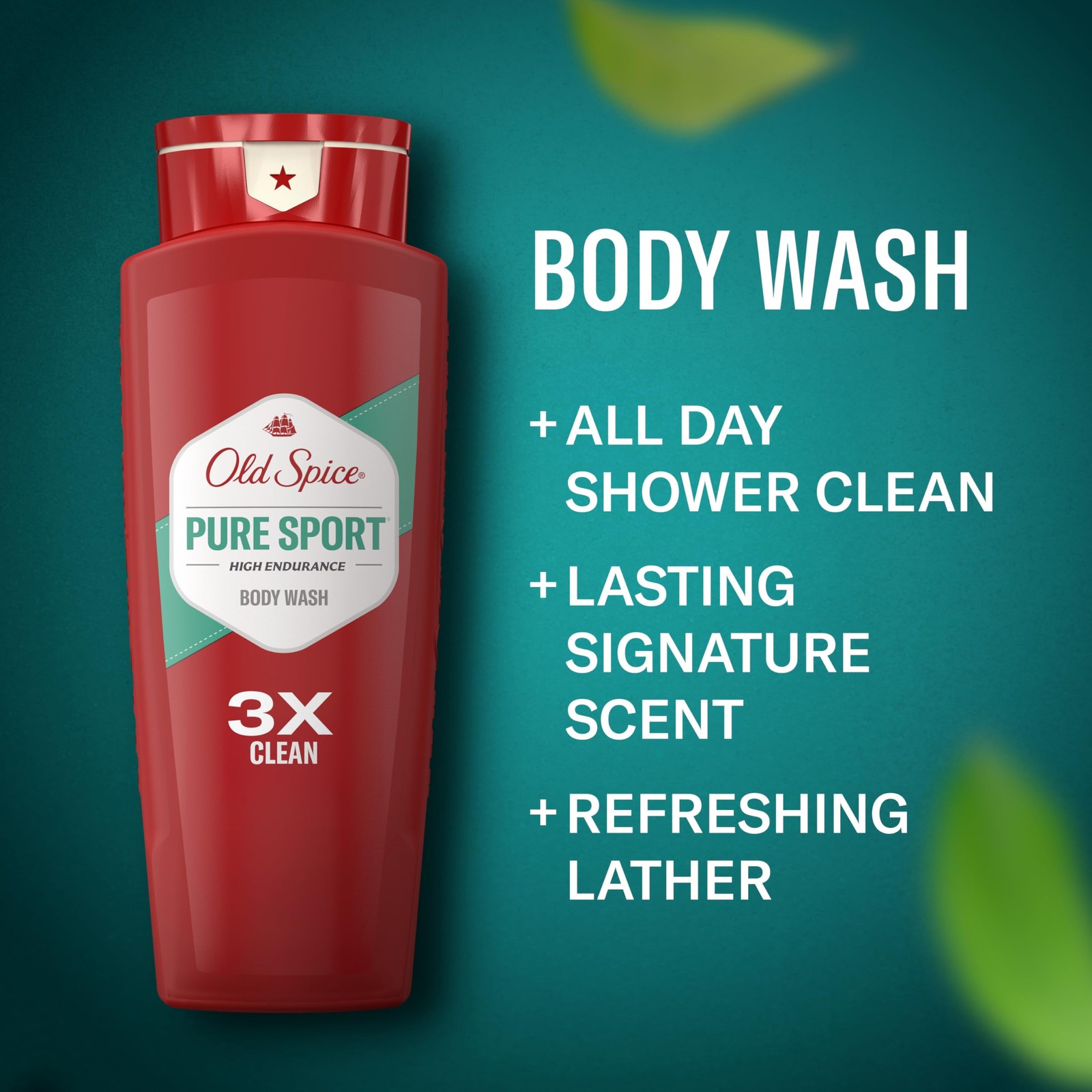 Old Spice Refreshing Body Wash for Men, High Endurance, 24 Fl Oz (Pack of 2)