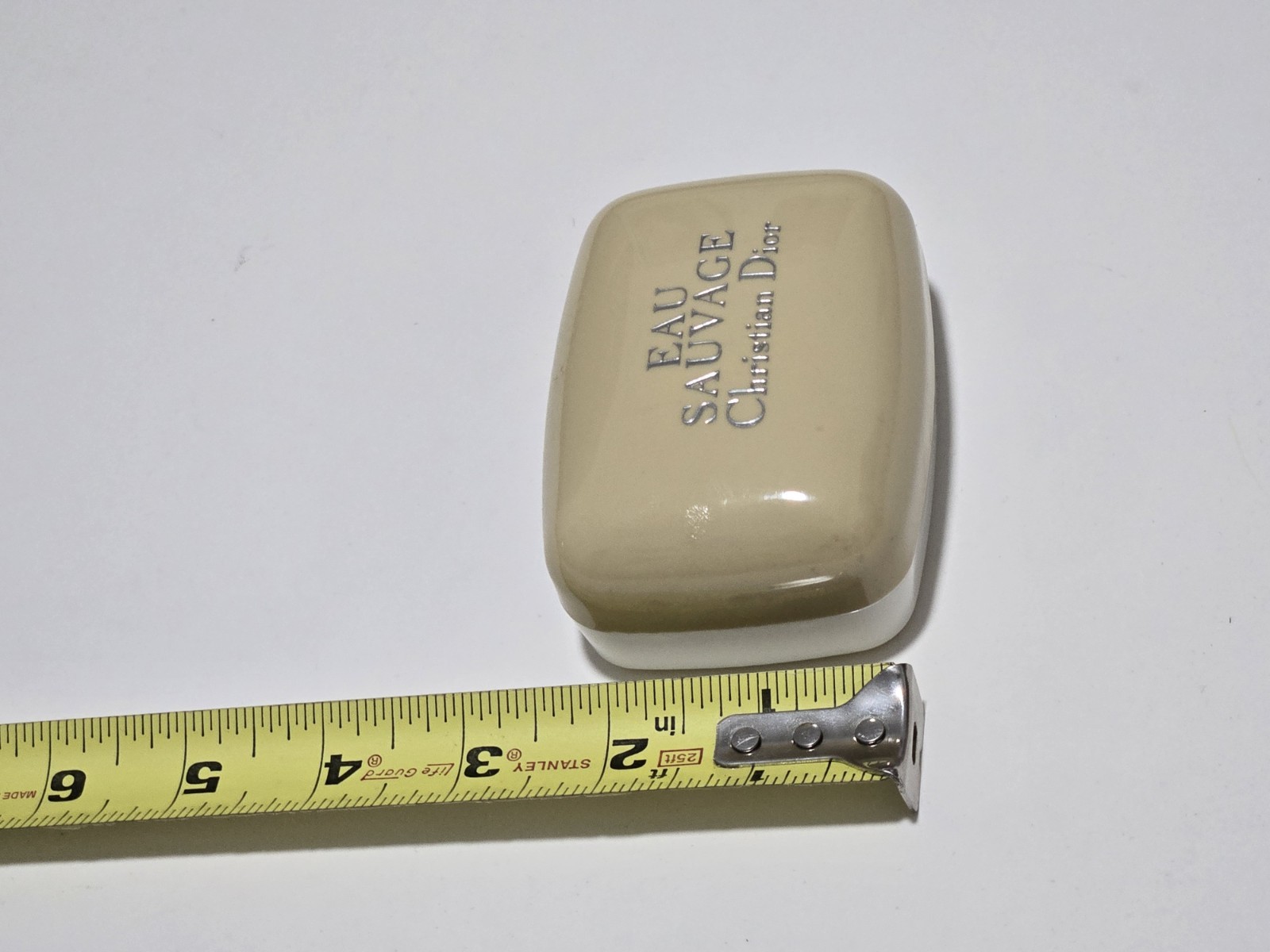 Vintage Christian Dior Eau Sauvage 80g 2.7oz Savon Soap In Case Paris France NOS