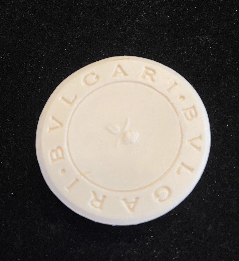 Bvlgari Eau Parfumee Au The Blanc Soap 2.6 oz 75 gms NIB BVLGARI Scented Luxury
