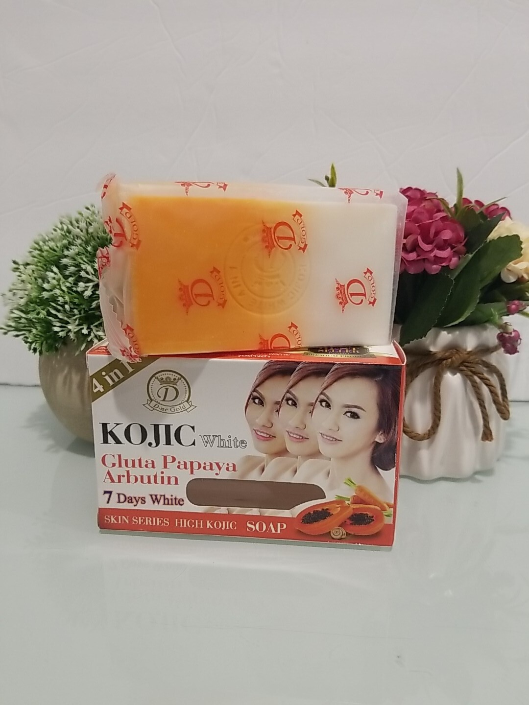 3X Kojic white Gluta Papaya Arbutin 7days White Soap 160g 4 in 1 Free Shipping