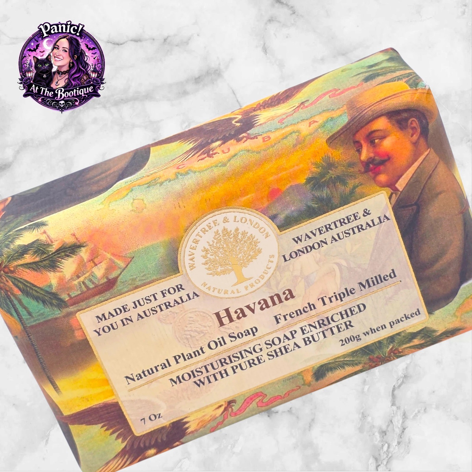 Wavertree & London Havana Artisanal Soap 7oz Shea Butter Australia Natural Spice