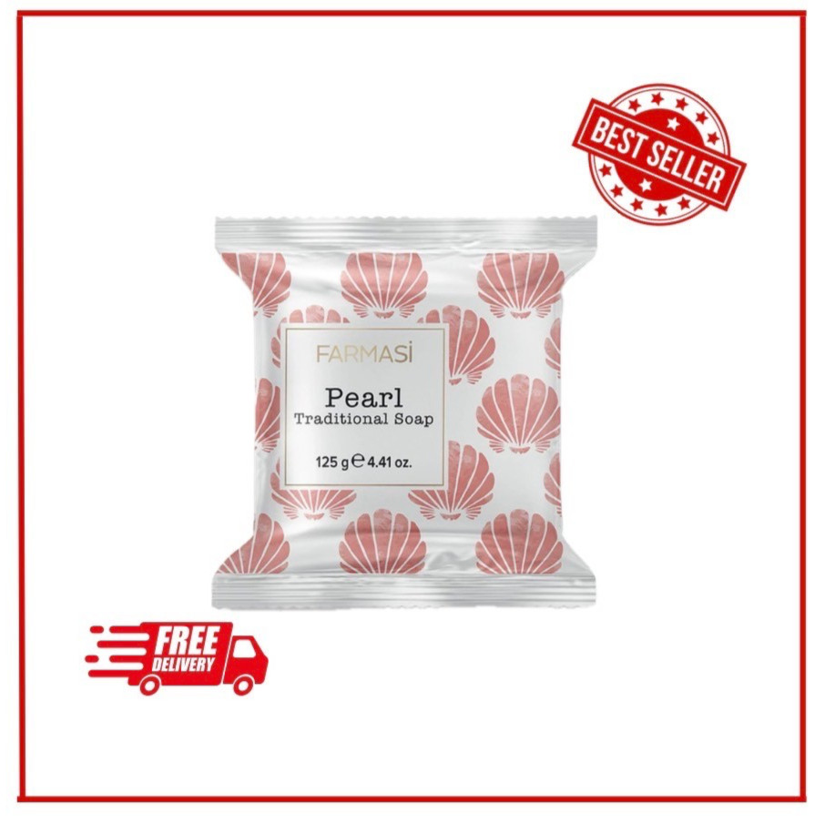Farmasi Dr C Tuna Pearl Traditional Soap 4.41oz Face & Body Cleansing Bar Soap