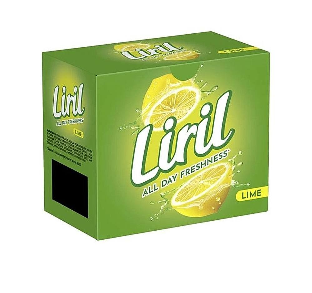 Liril Lime & Tea Tree Oil Soap 125g x 4 Bars Long Lasting Freshness Bath Soap