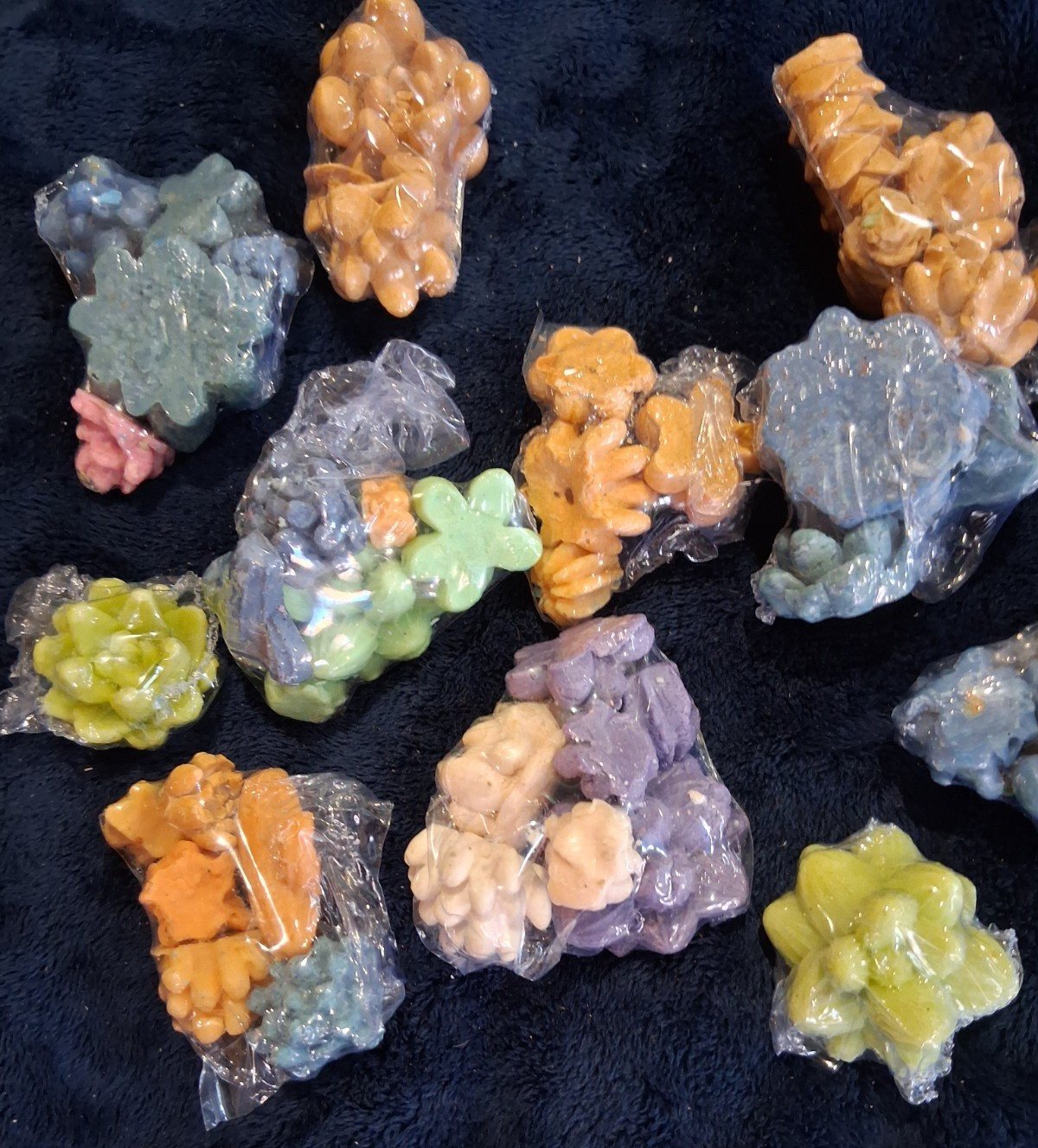 Handcrafted Succulent Shaped Soap Variety Lot 0.71 lb Mixed Scent Guest Soaps