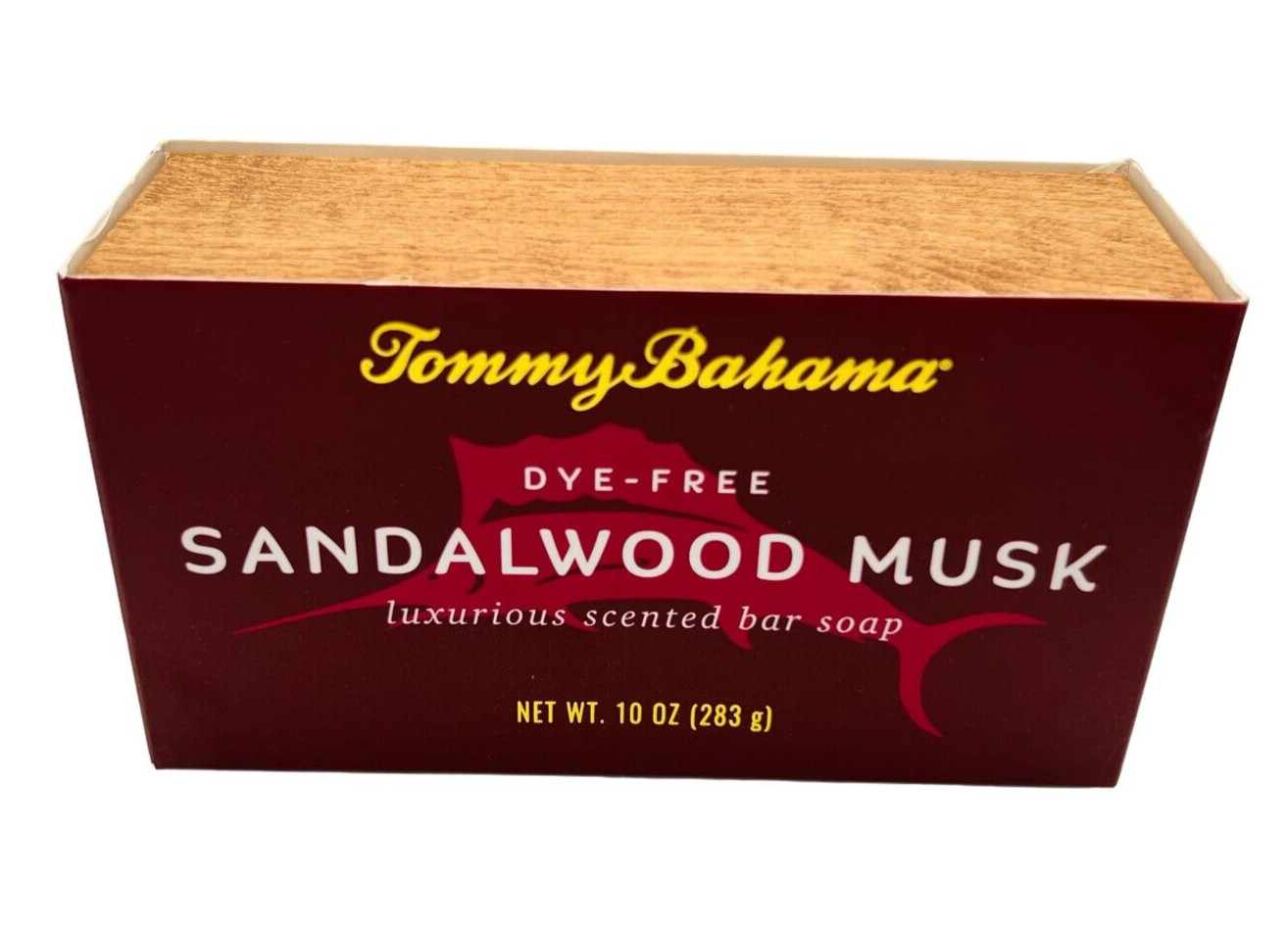 Tommy Bahama Sandalwood Musk Scented Bath Soap Bar for Men 9 oz Made in USA Gift