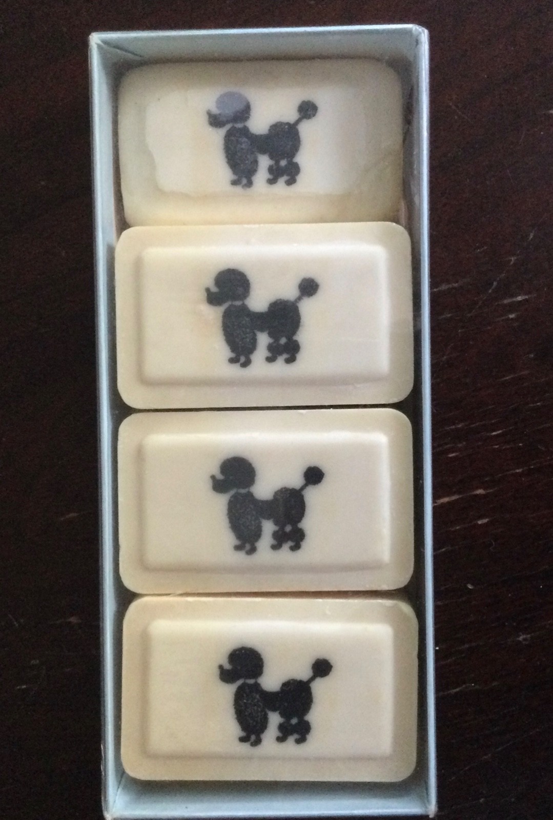 VINTAGE X 3 KATHERINE GRAY, INC., Original Box, Poodle dog design