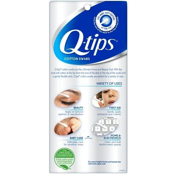 Q Tips Original Cotton Swabs 500 Count