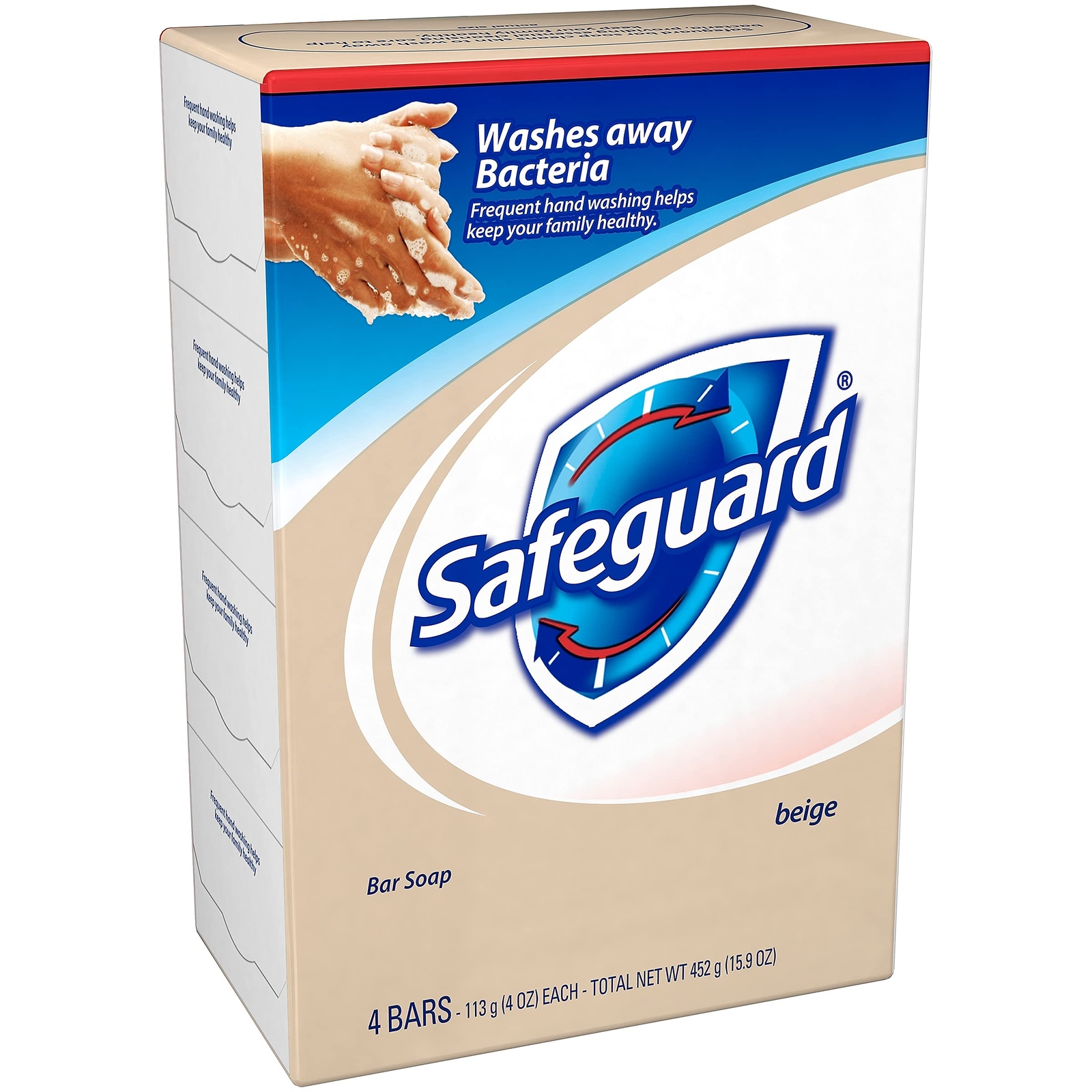 Safeguard Deodorant Bar Soap, 4-oz., Beige 56 Bars