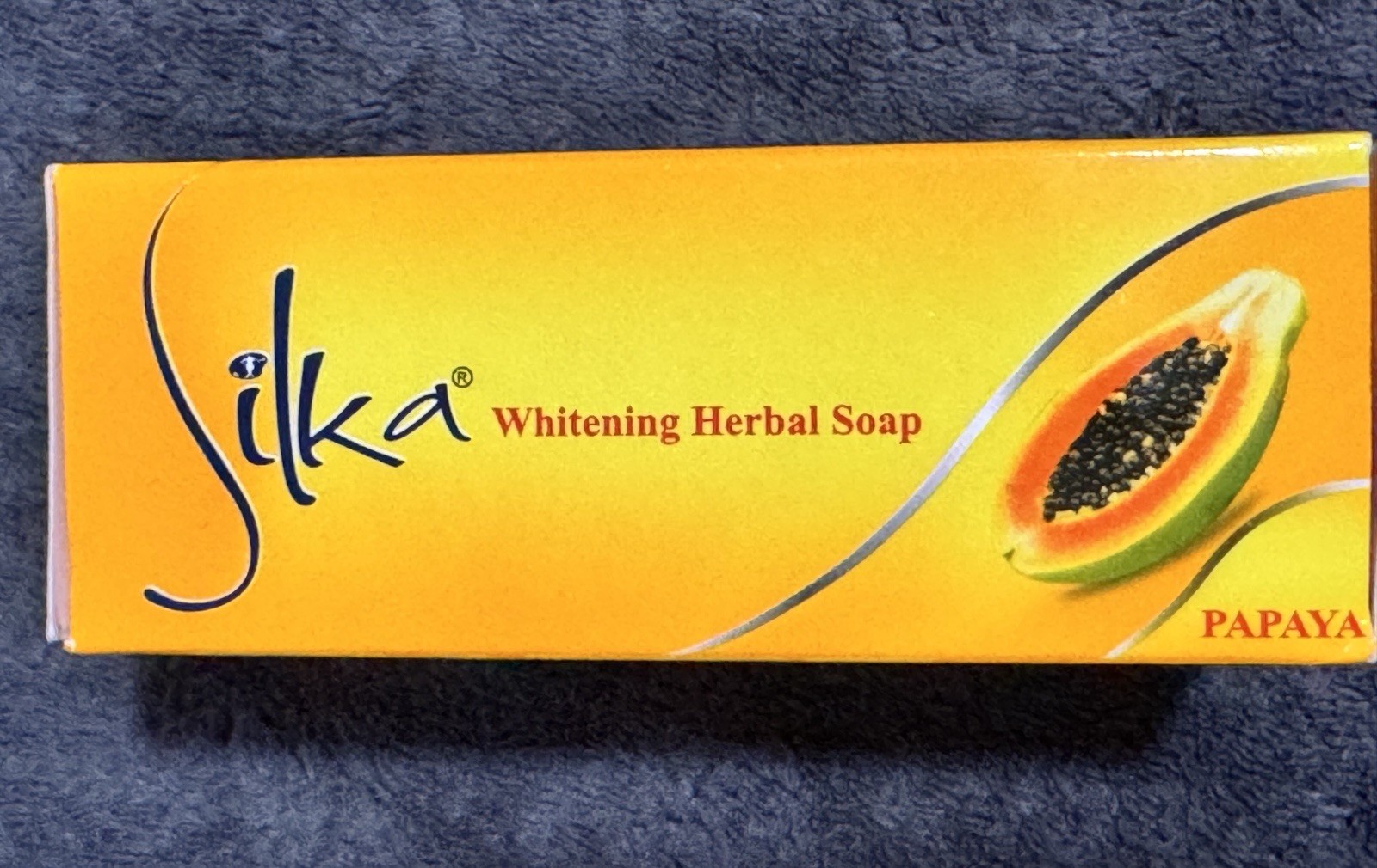 Silka Whitening Herbal Papaya Soap With Vitarich Actives 90 G Pack of 1 New!