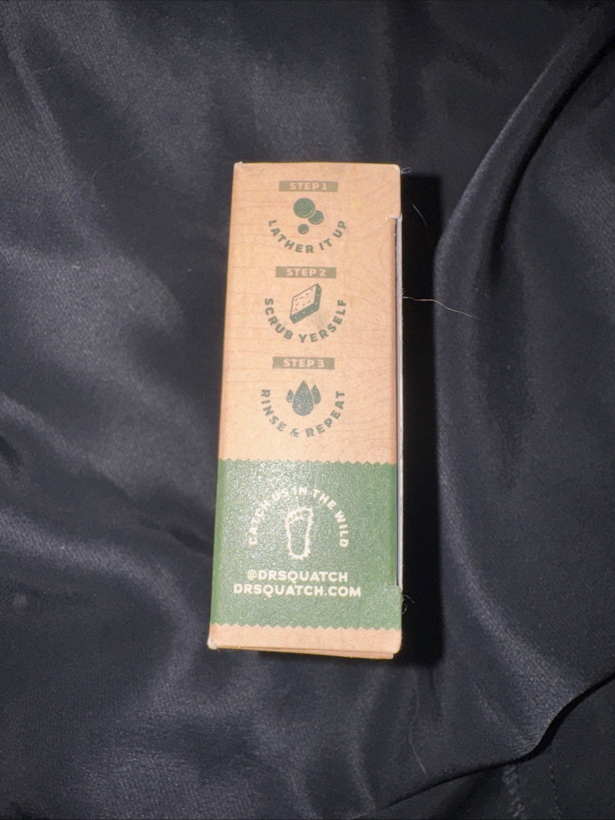 New Dr. Squatch Men’s Natural Pine Tar Bar Soap Heavy Grit 5 oz Oatmeal & Sand
