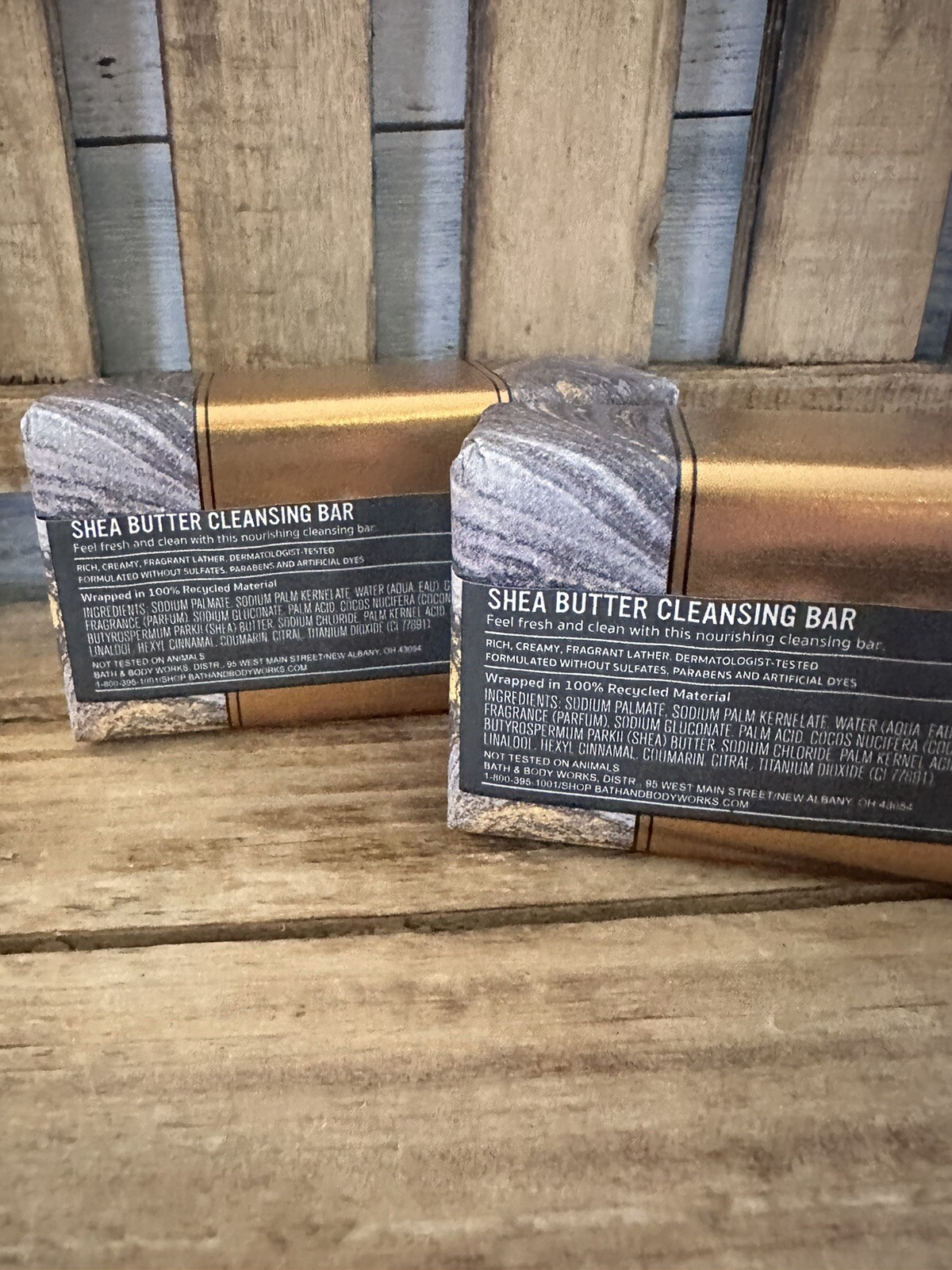 Bath & Body Works “After Dark” Shea Butter Bar Soap 5 oz – 2Pk Men’s Collection