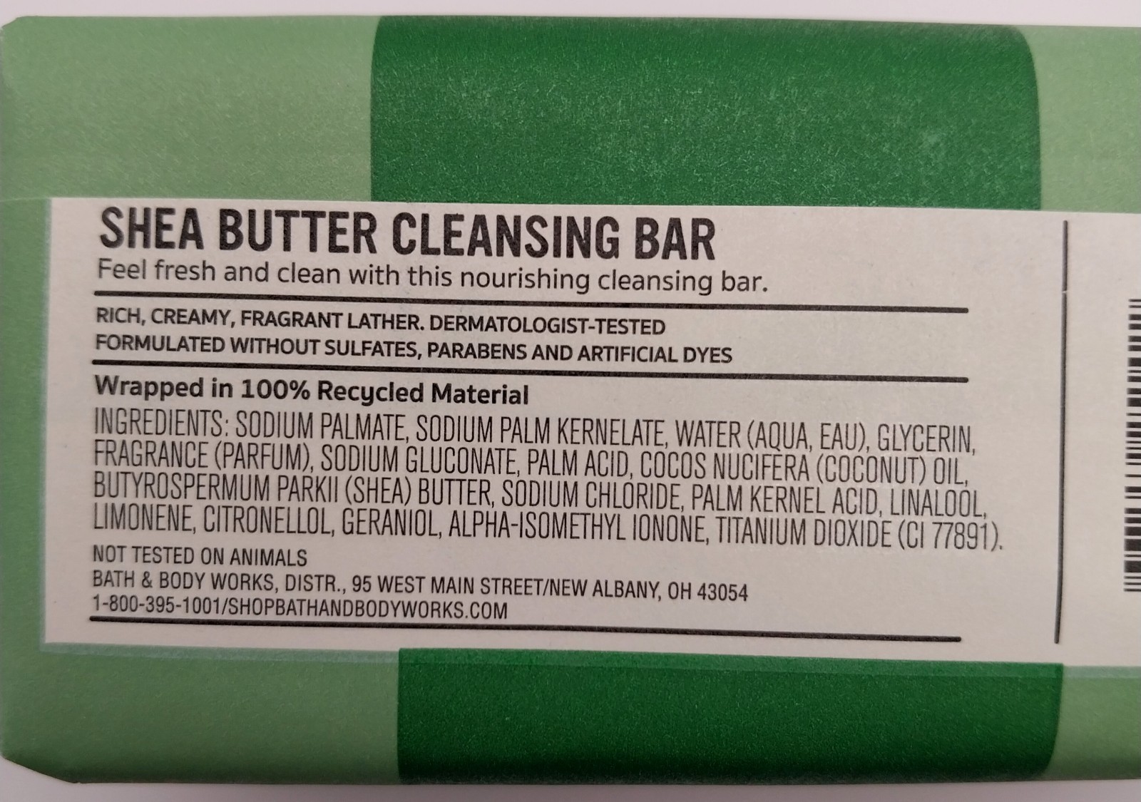 Set of 2! Bath & Body Works Eucalyptus Spearmint Shea Butter Cleansing Bar Soap