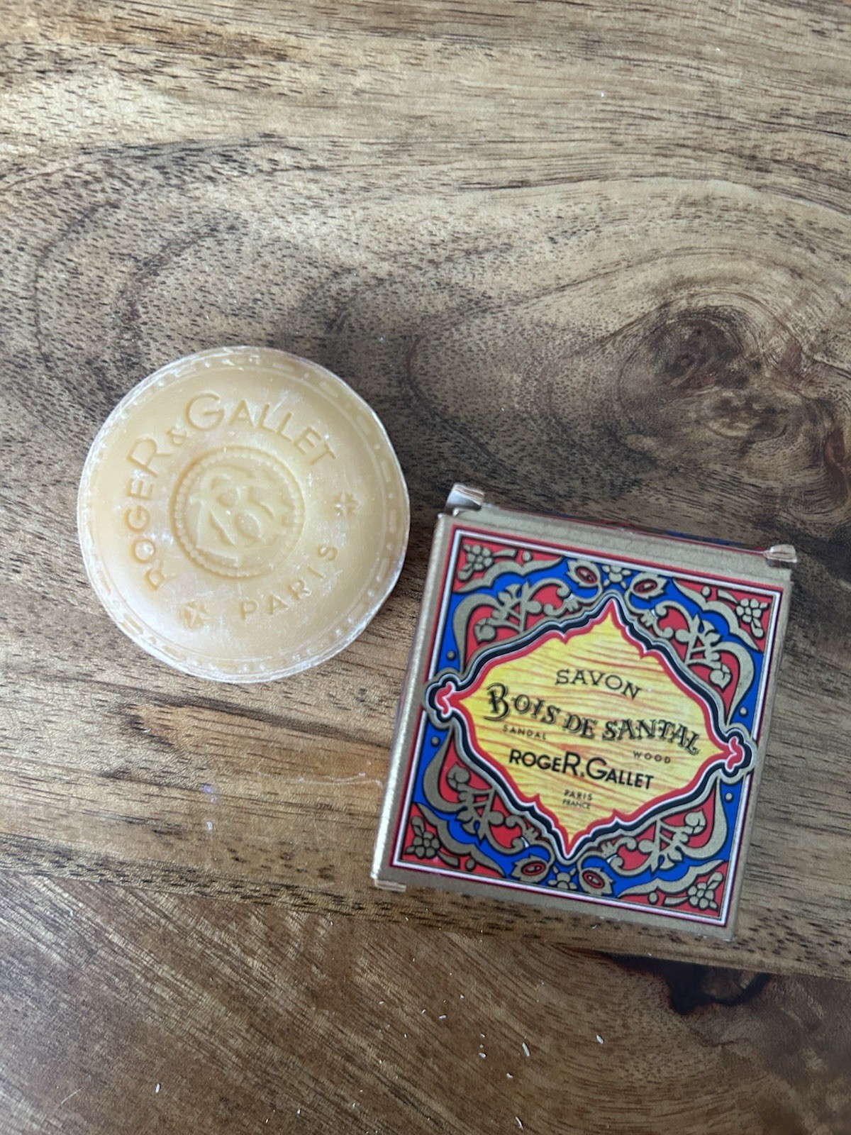 Roger Gallet Sandalwood Soap 0.9 oz Vintage Travel Guest Size New Unused