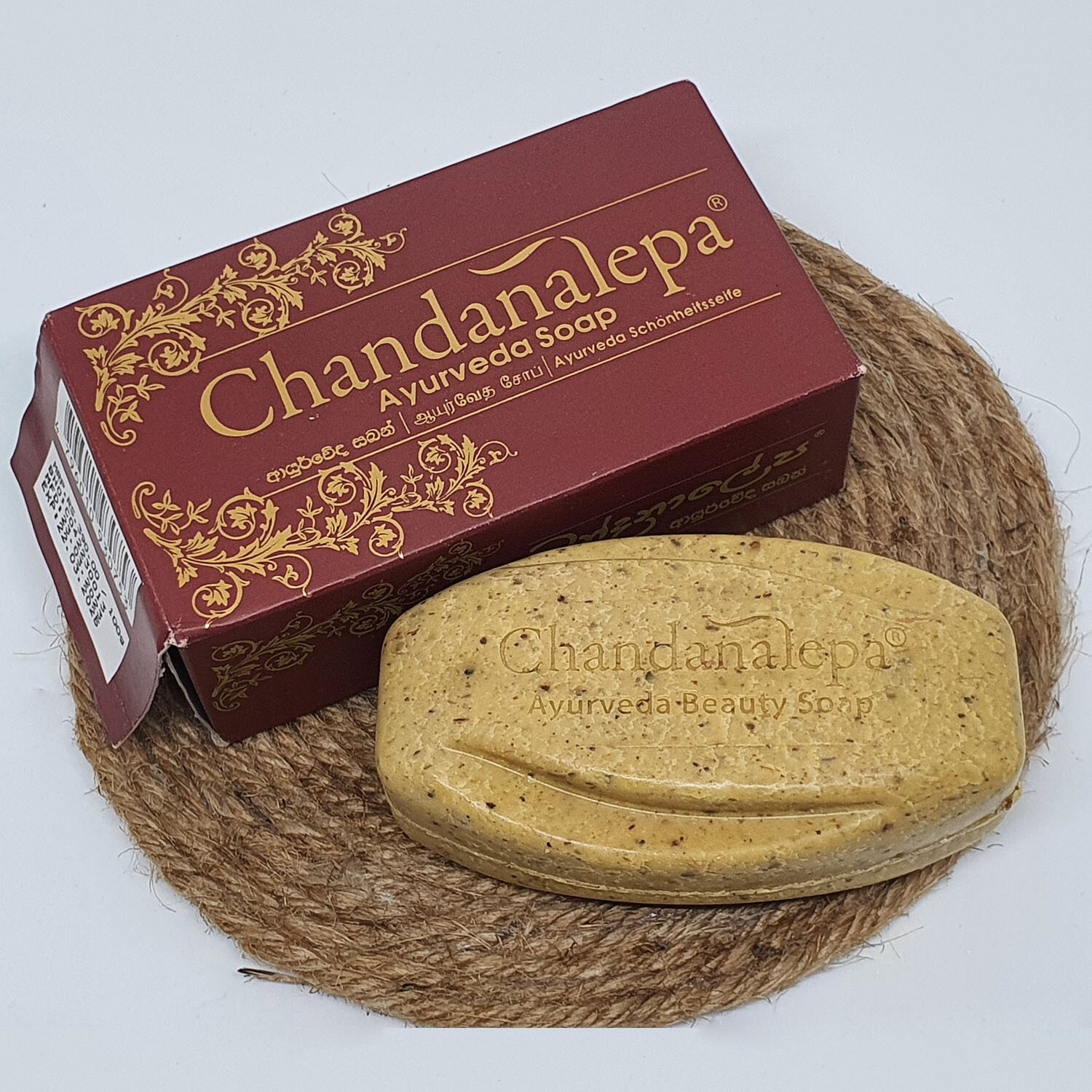 Chandanalepa Ayurveda Herbal Beauty Soap Natural Health Body Skin Cleaning 5pcs