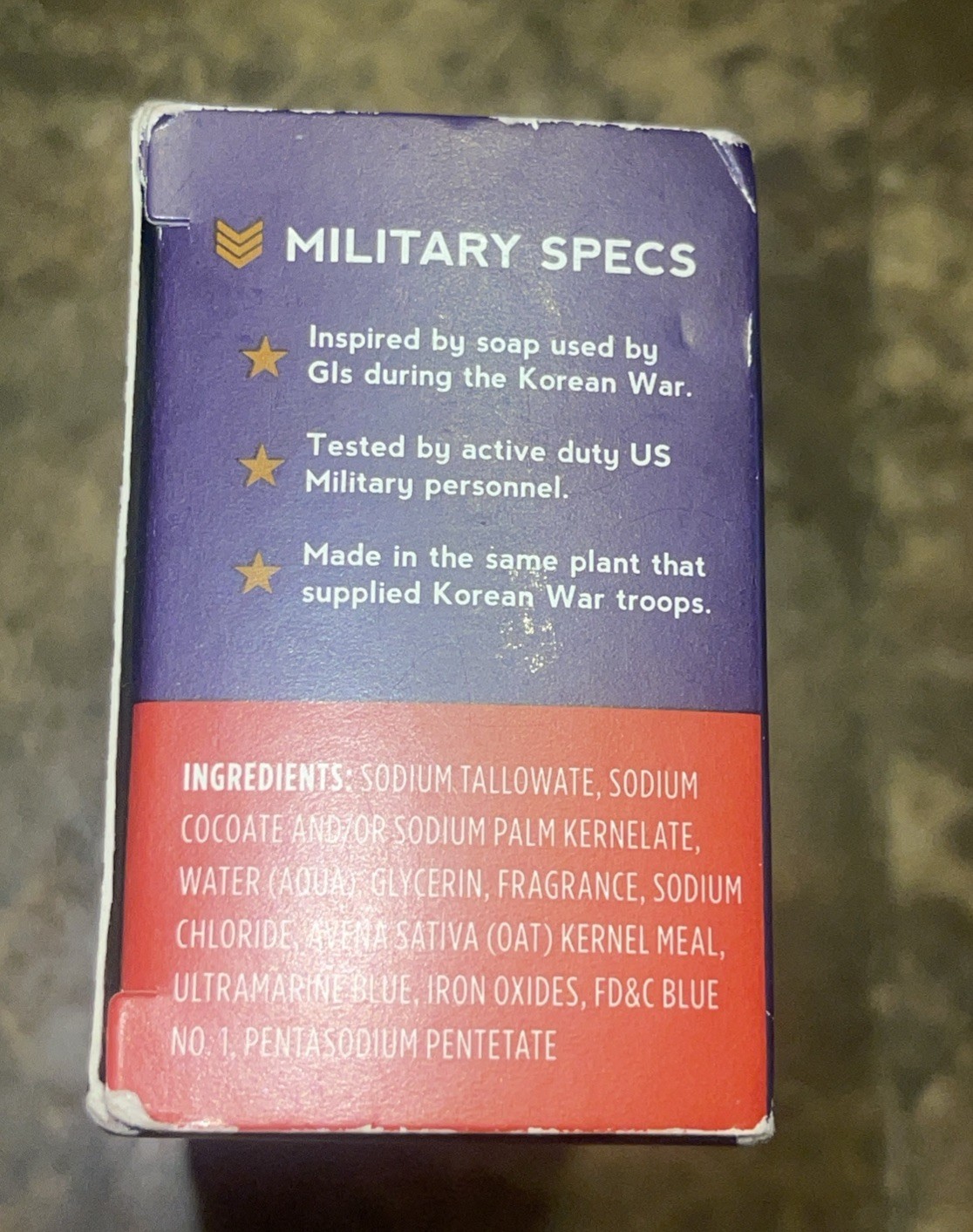 Duke Cannon Supply Co BIG ASS BRICK of Soap Jr Naval Supremacy 4.5 oz***
