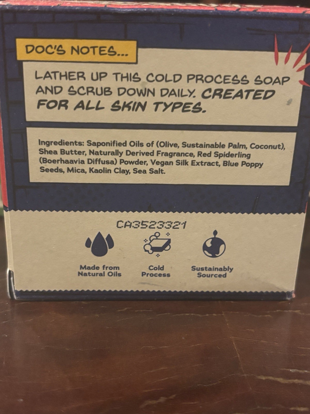 Dr. Squatch Spidey Suds (Spiderman) Marvel 5 oz Limited Edition Soap 2pk