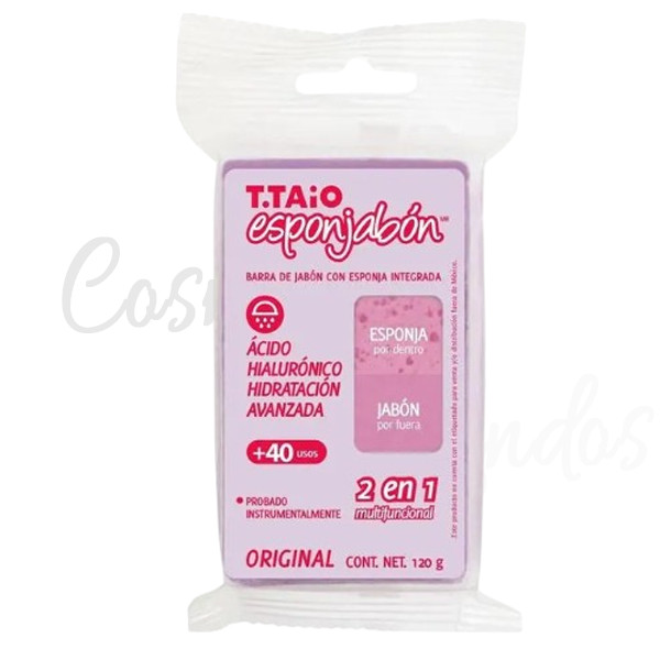 2Pcs Esponjabon Hyaluronic Acid Soap Sponge 2 in 1 Advanced Hydration Deep Moist