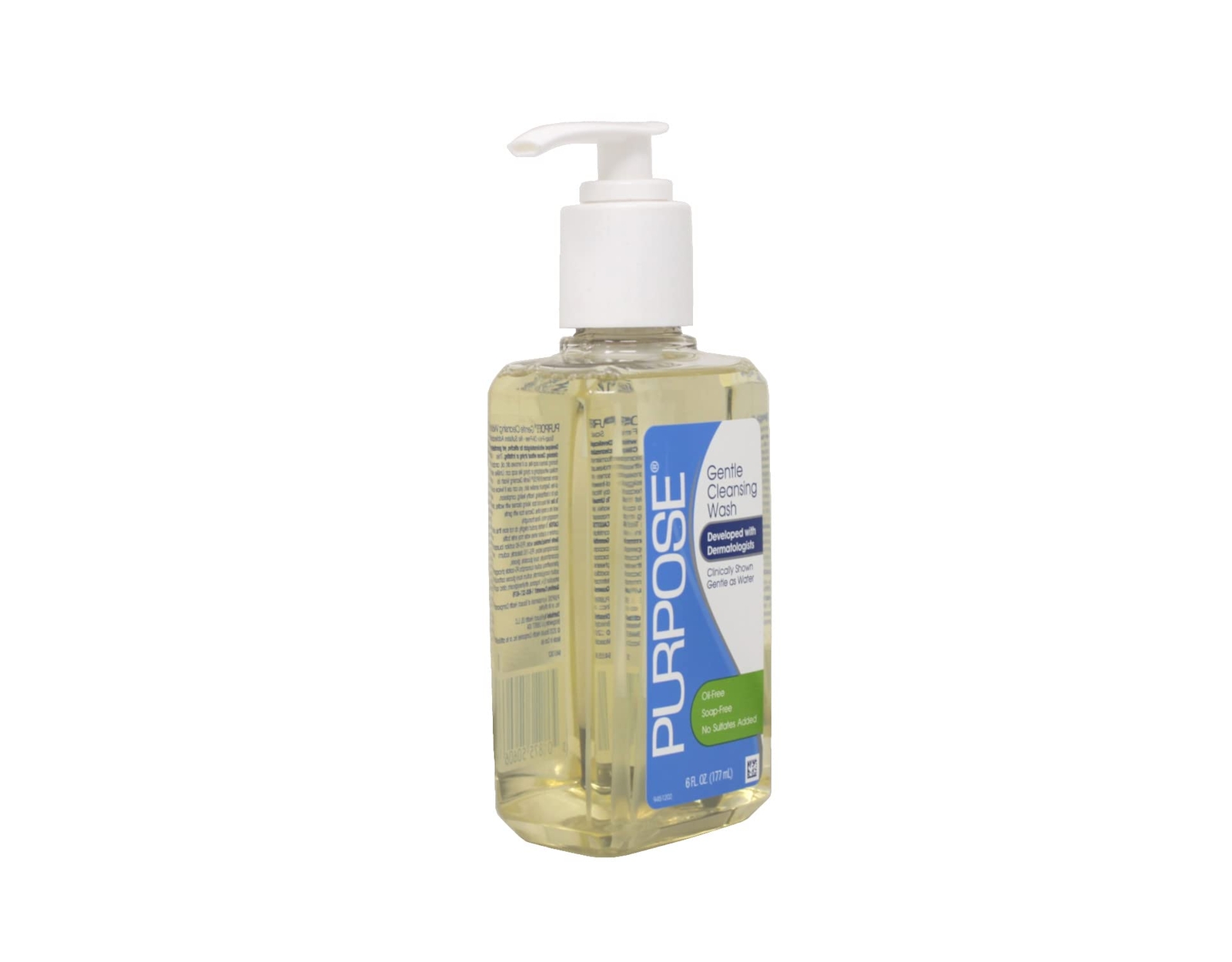 Purpose Gentle Cleansing Wash 6 Oz Pack of 2 Soap Free for Sensitive Skin