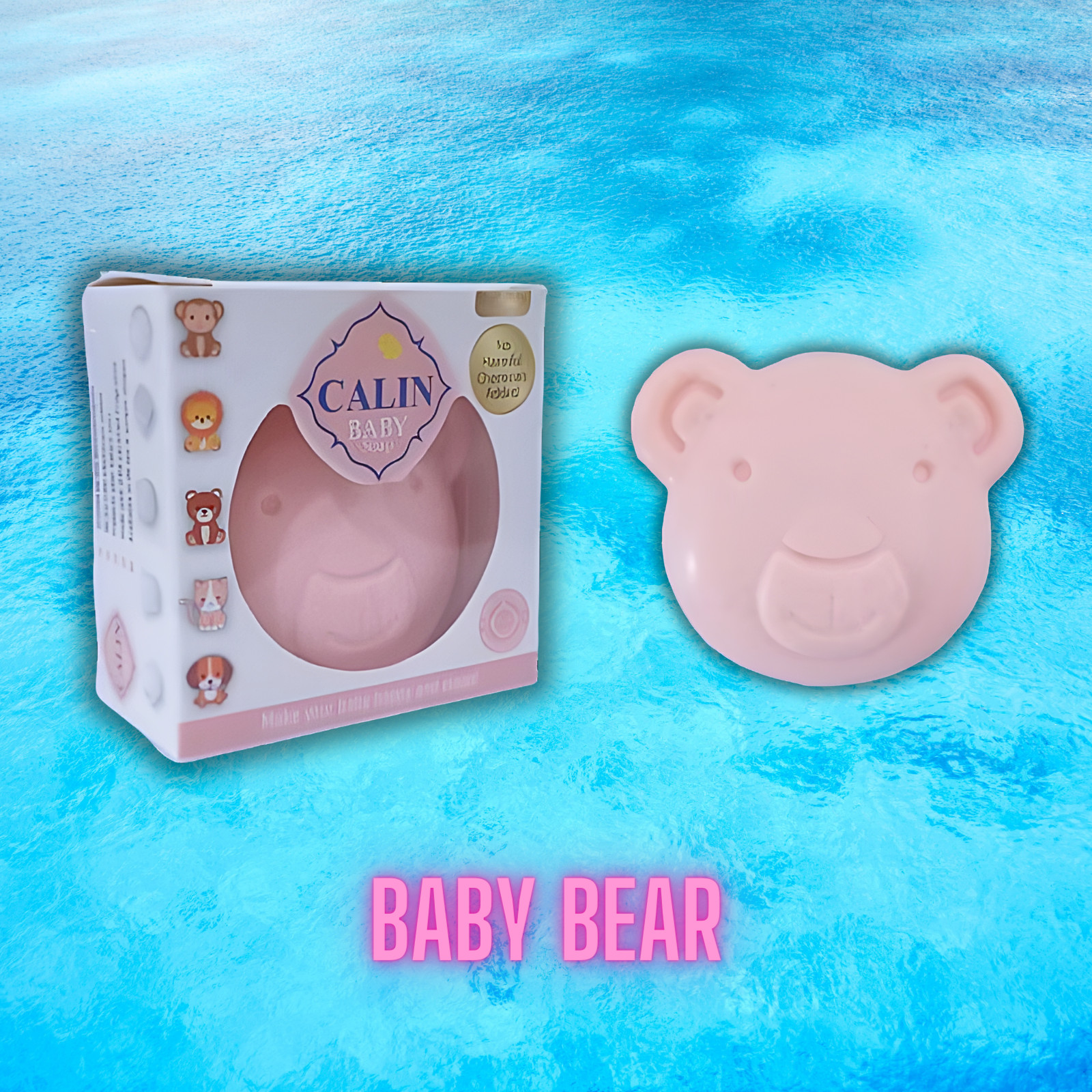 5 Pcs Baby Soaps Trusted By dermatologists 5 Shapes No Harmful Chemicals Added