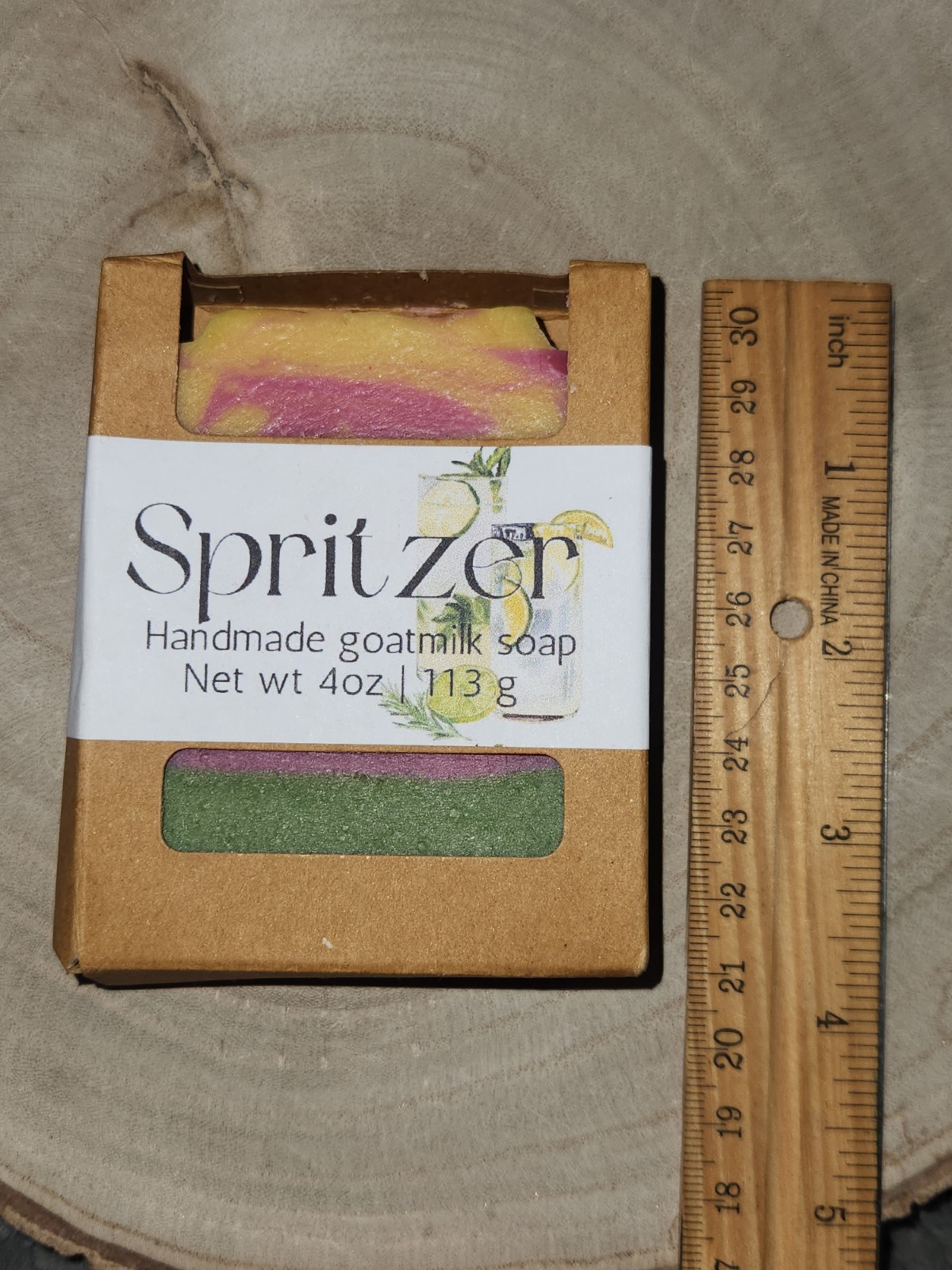 Spritzer-Goat Milk Soap Moisturizing Homemade / Handmade 4oz/113 g Bar