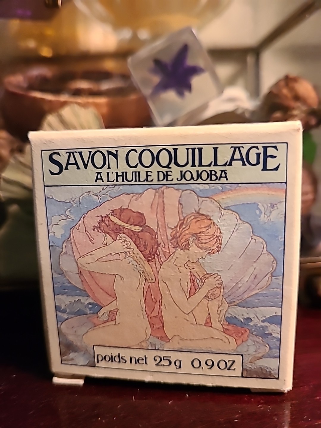 Crabtree & Evelyn Sea Shell Soap with Jojoba Oil 0.9oz NOS Vintage 1988 USA Made