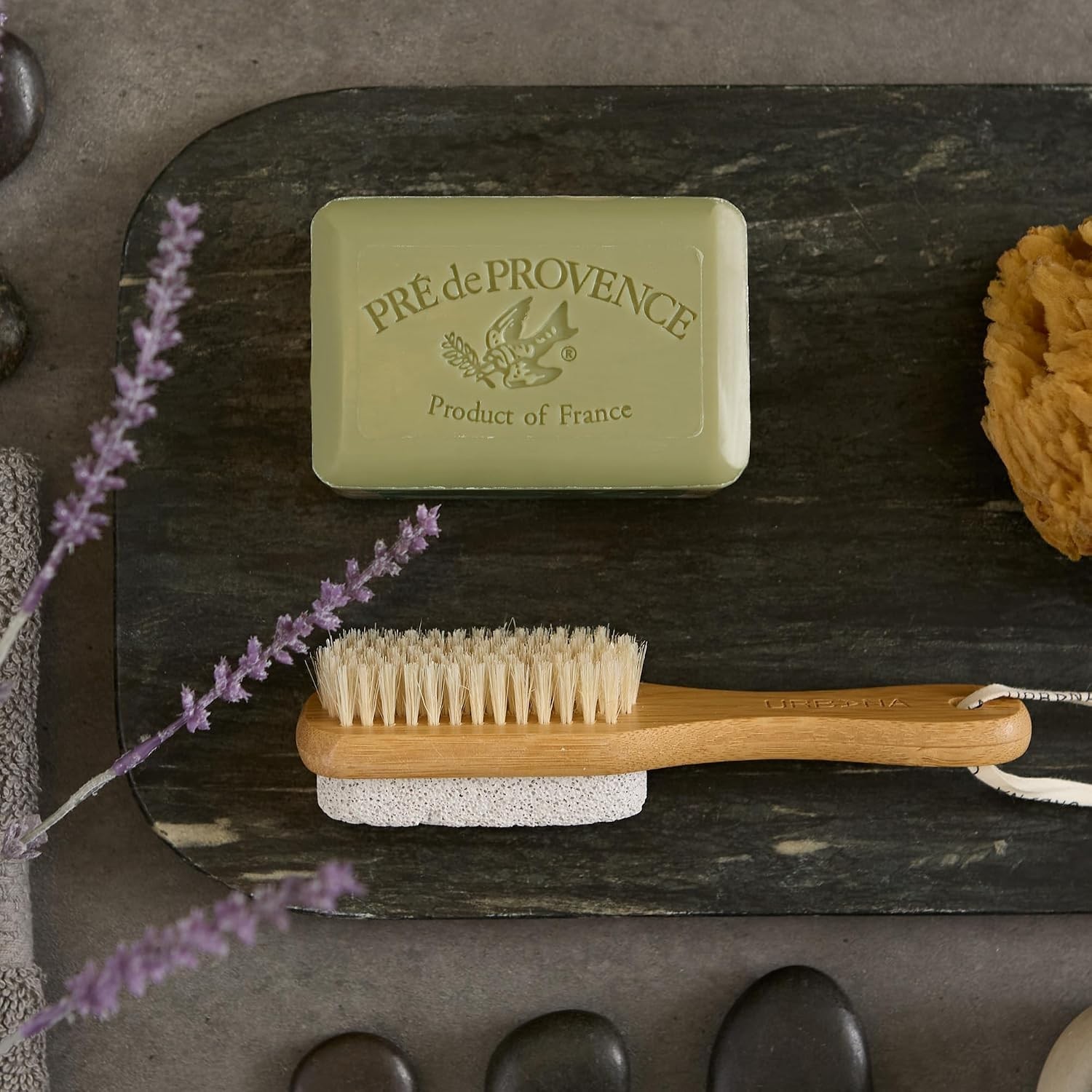 Natural French Soap with Organic Shea Butter – Soothing Olive Oil & Lavender