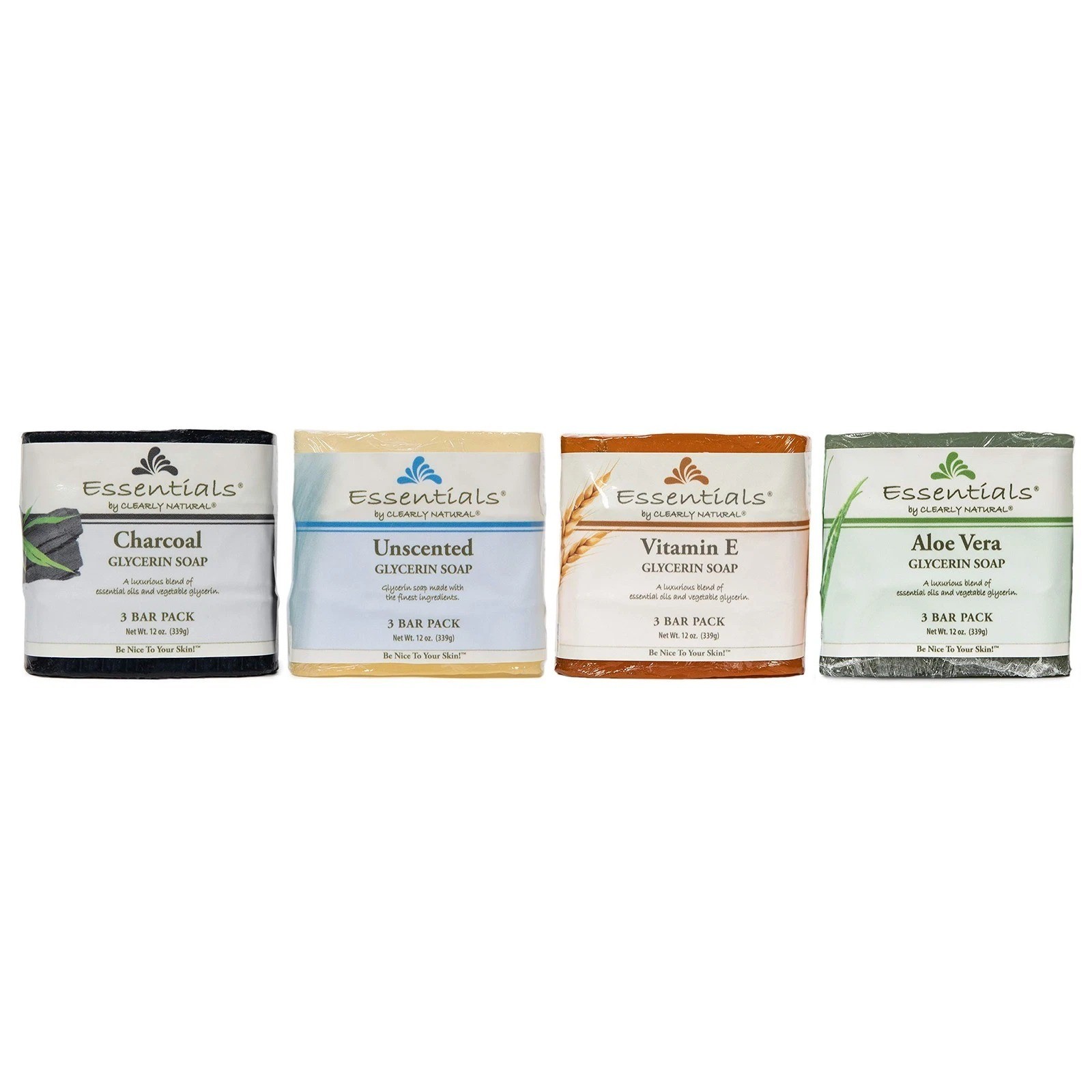 Clearly Natural Glycerine Bar Soap, Aloe Vera, 12 oz, 3 Count