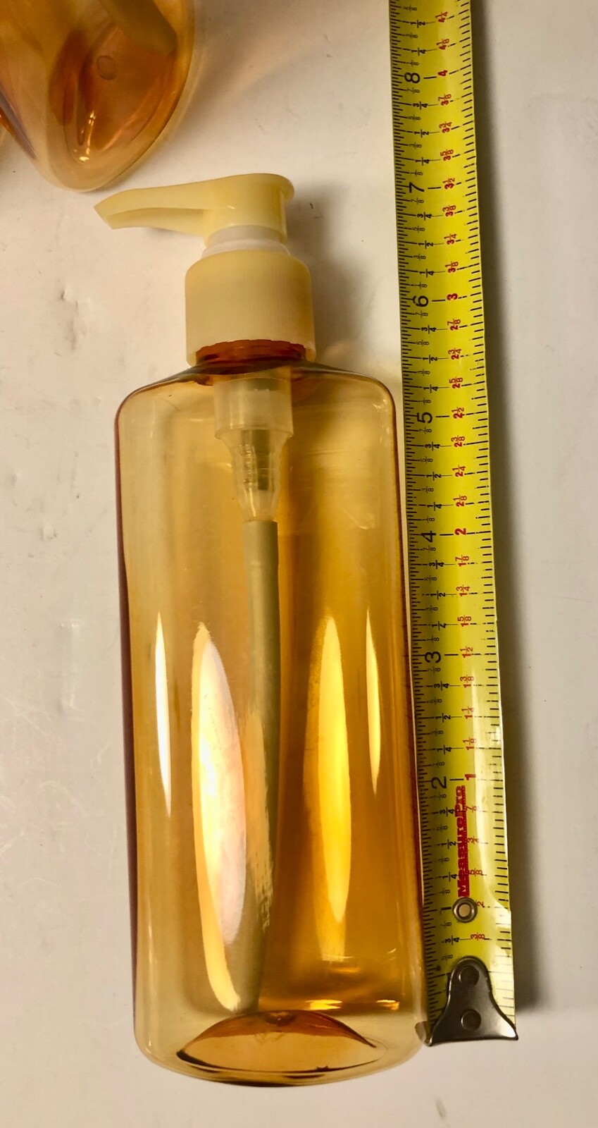 8 oz PET Plastic 24/410 Amber Cosmo Oval Bottle 3 to 24 Bottles