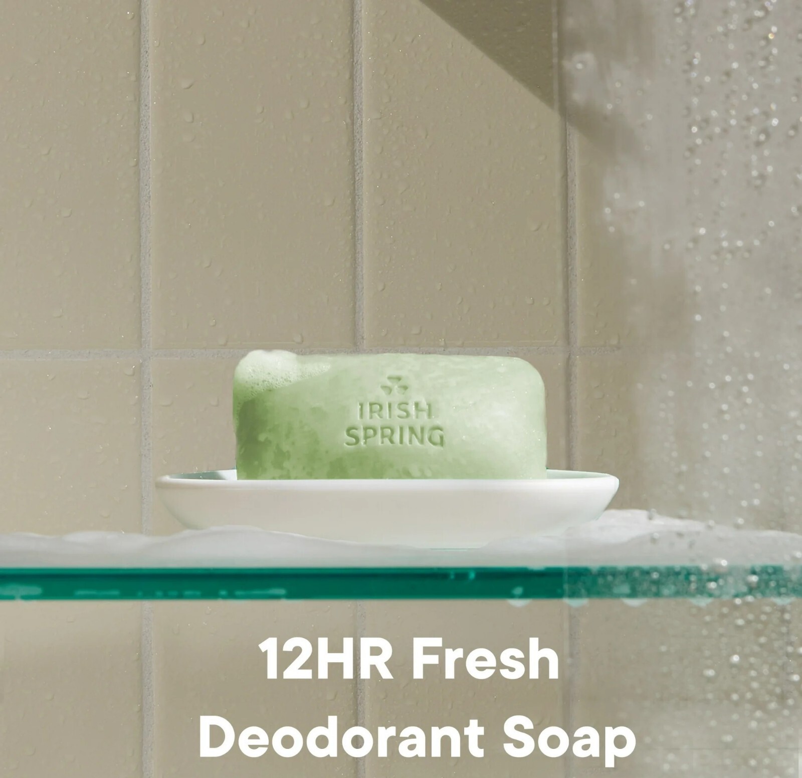 Irish Spring Aloe Mist Deodorant Bar Soap for Men – 8 Pack (3.7 oz Each)