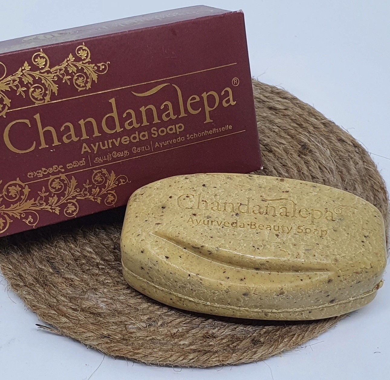Chandanalepa Ayurveda Herbal Beauty Soap Natural Health Body Skin Cleaning 5pcs
