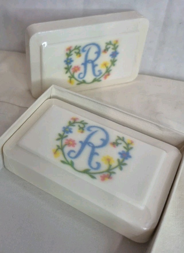 Vintage Katherine Gray Inc Soap Initial “R” French Milled Soap