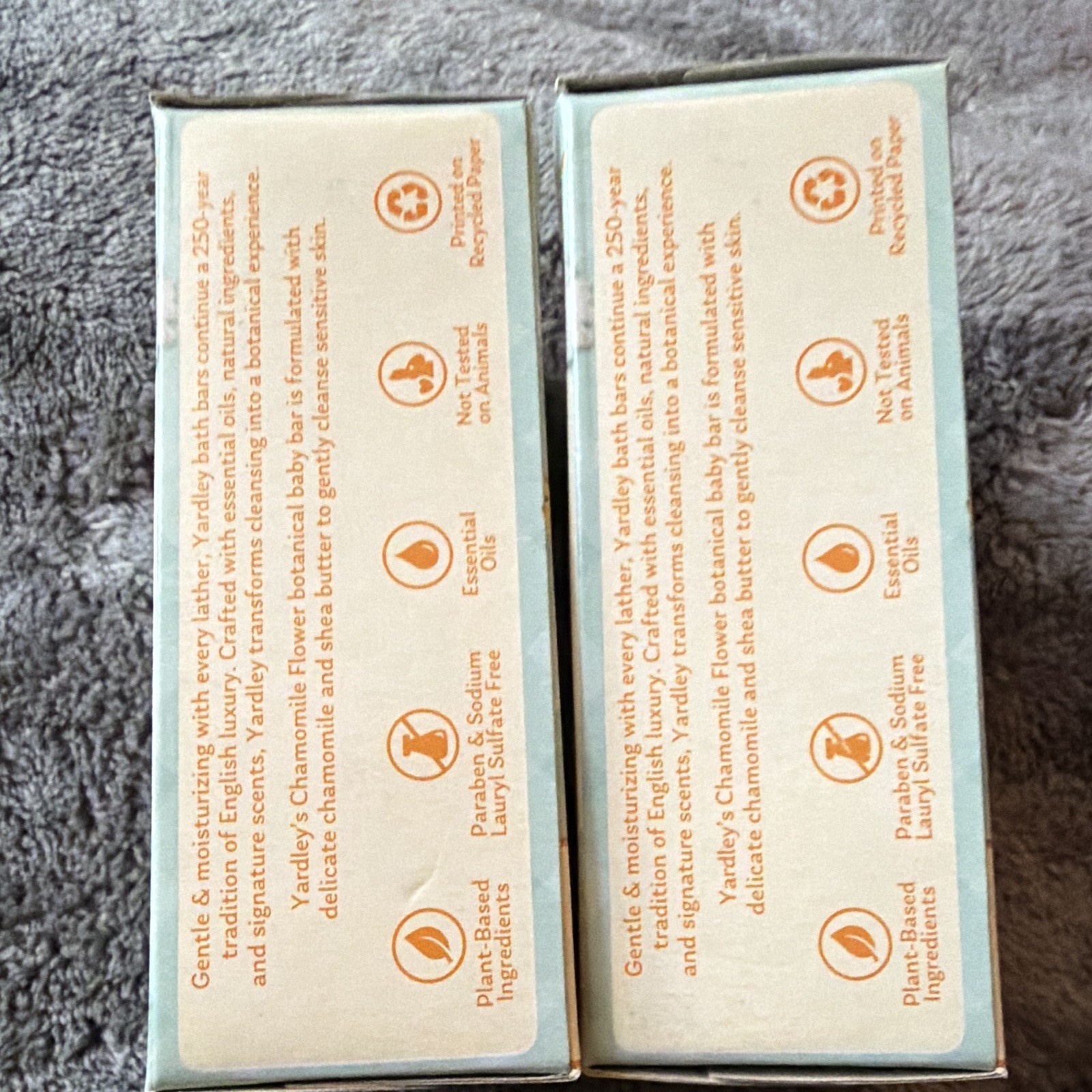 Yardley London Essential Hydration Chamomile Botanical Baby Bar Soap 2-Pack 4 oz