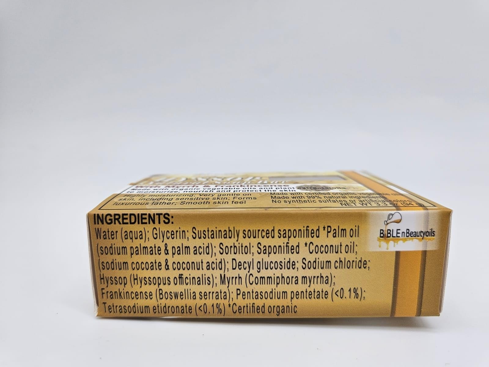 Beautyoils Cleanse Me With Hyssop Natural Soap 3.3 Ounce (Pack of 1)