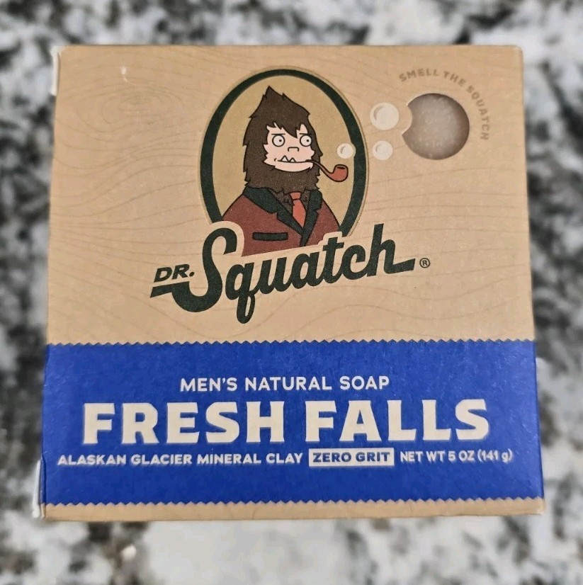 Dr. Squatch 3 Bar Set Pine Tar, Fresh Falls & Lumberjack Lodge Men’s Soaps NEW