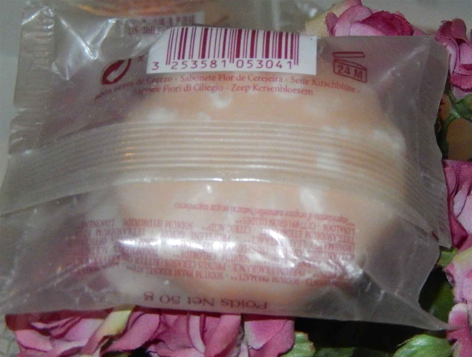 L’OCCITANE Fleurs de Cerisier Cherry Blossom Perfumed Soap x3 ~ 50g/1.7 oz Each