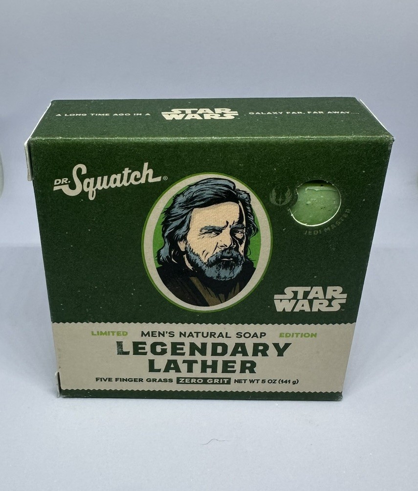 Dr Squatch Star Wars Bundle Soap Limited Edition 3 Pack Lot Yoda Luke Darth Maul