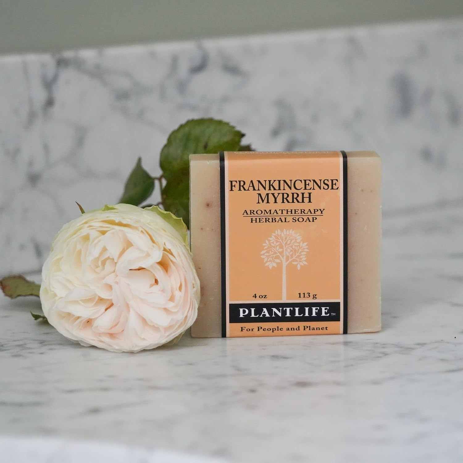 Organic Frankincense Myrrh Bar Soap – Cruelty-Free Moisturizing Cleanser 4oz