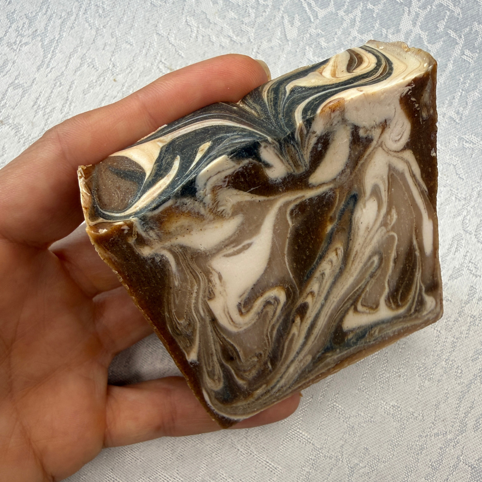 Handmade Natural Tobacco Vanilla Bar Soap, Beauty Bar, Gift For Her or Him