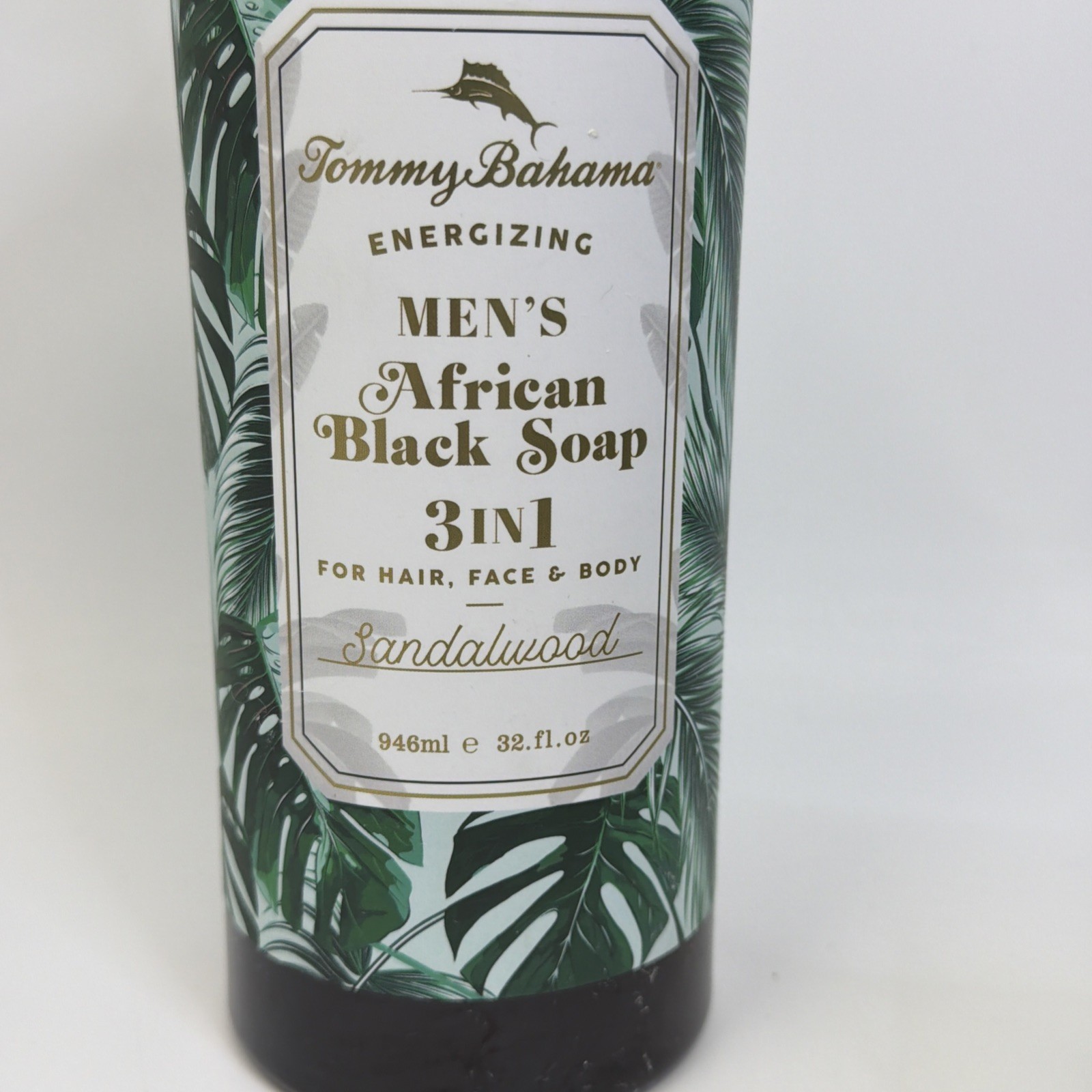 Tommy Bahamas Energizing Men’s African Black Soap Sandalwood 3 In 1 32 Fl Oz