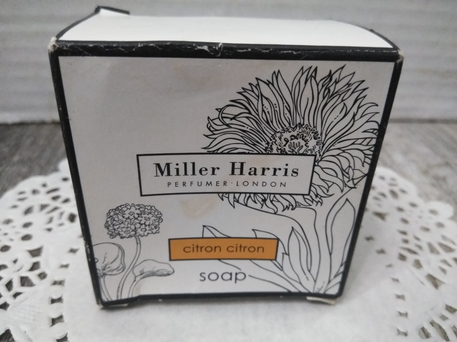 VTG. Miller Harris CITRON Soap Bar 80 gr., 3.0 oz. New